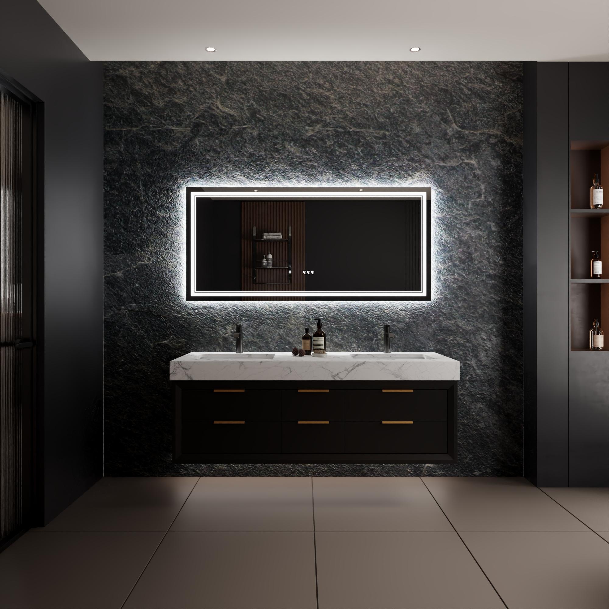 Bayfeve BFKF-3036D4-MIR Framed-Bath-Mirrors - View #19