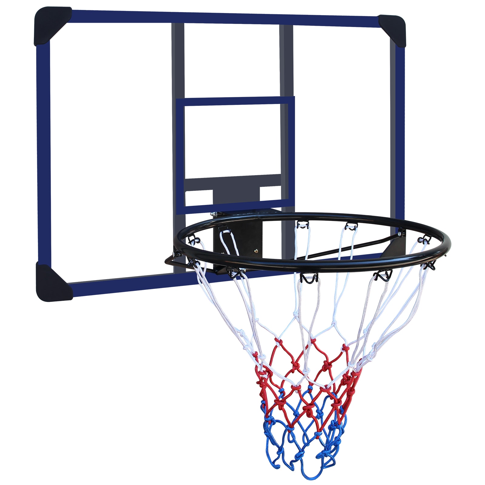 LOVMOR Wall mounted Basketball Hoop 35脳24 Shatterproof Folding Indoor Outdoor