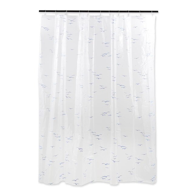 Vinyl Birds Print Animal Shower Curtain, How To Print On Shower Curtains