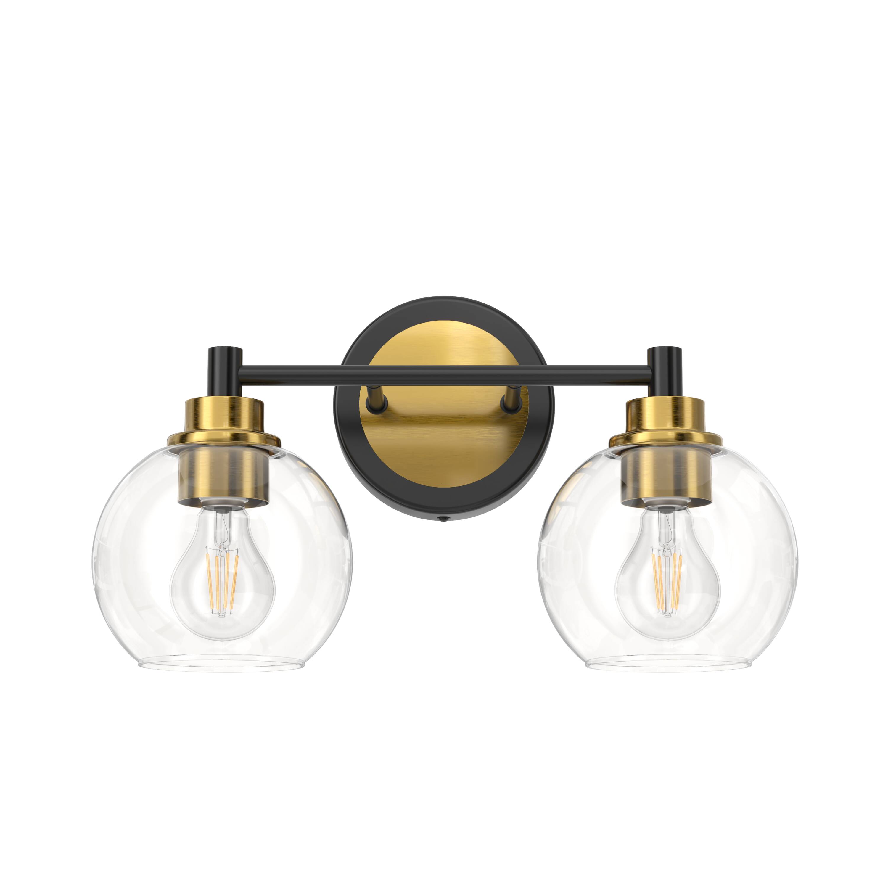 CO-Z HCF-15Y2-GB 14.6-in 2 -Light Multiple colors Modern/contemporary Vanity light