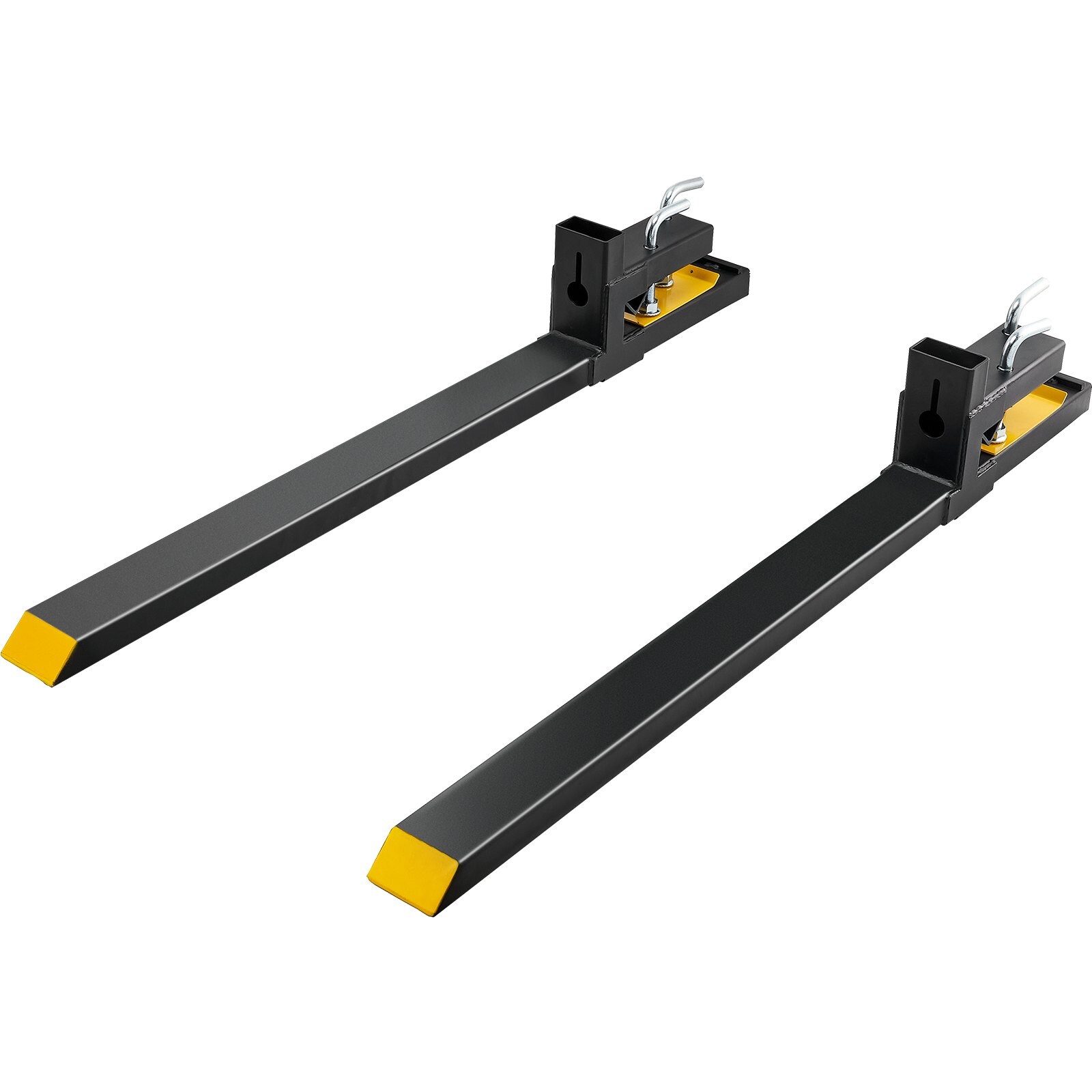 Tatayosi DJ2-2P309891 Pallet Forks;4000 lbs Capacity clamp on Pallet Forks; 60inch Tractor Bucket Forks;Heavy Duty Front Loader Attachment for Tractor; Loader Bucket; Skid Steer; Tractor Forks for Agriculture and Farm