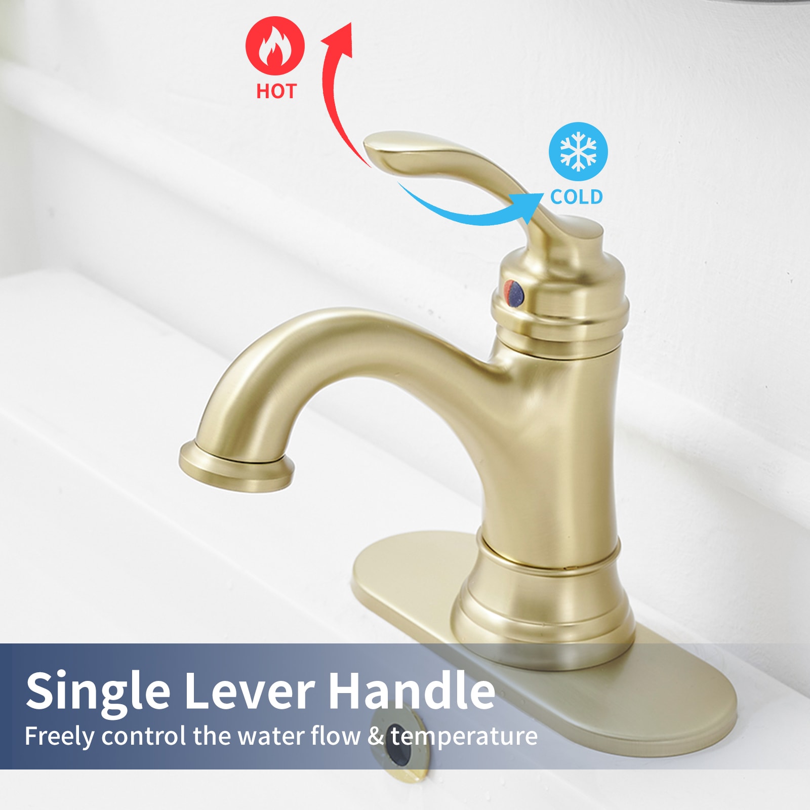 BWE A-99008-BG Lavatory-Faucets - View #2