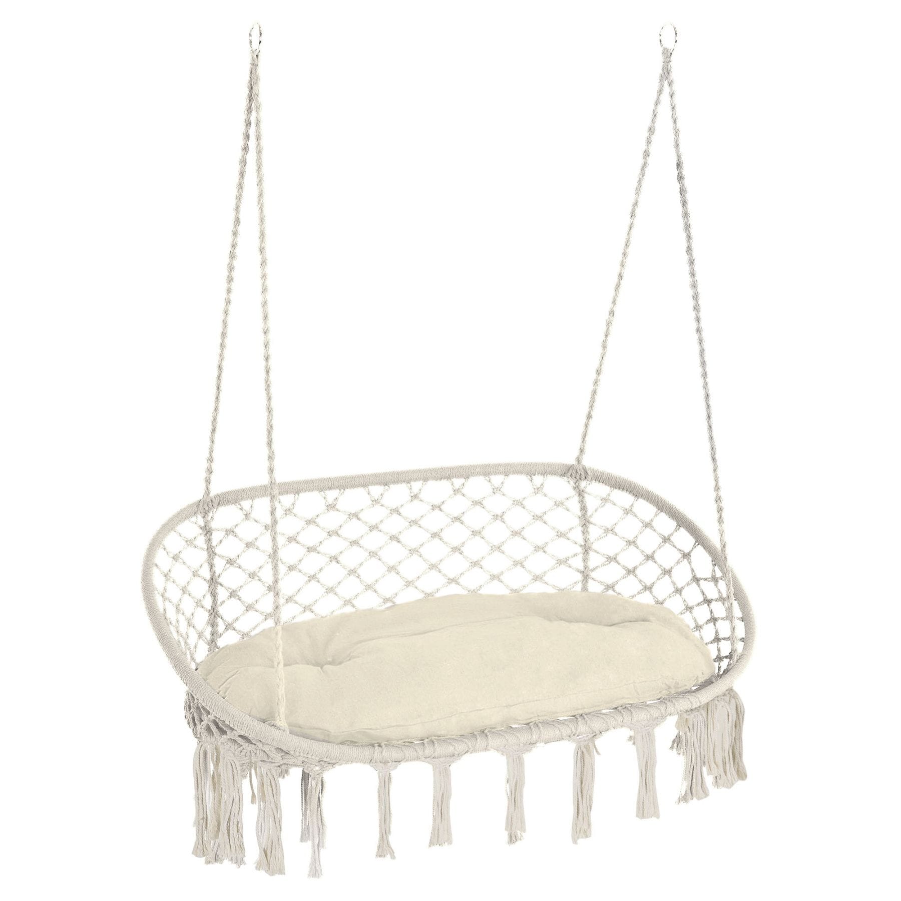 Maocao Hoom JLHGWTGY White Fabric Hammock chair