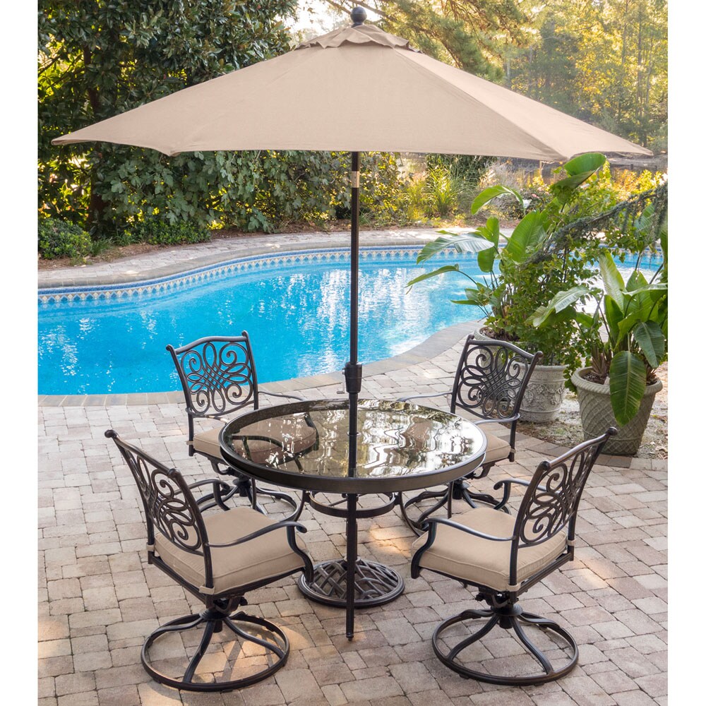 Hanover TRADDN5PCSWG-SU Patio-Dining-Sets - View #16