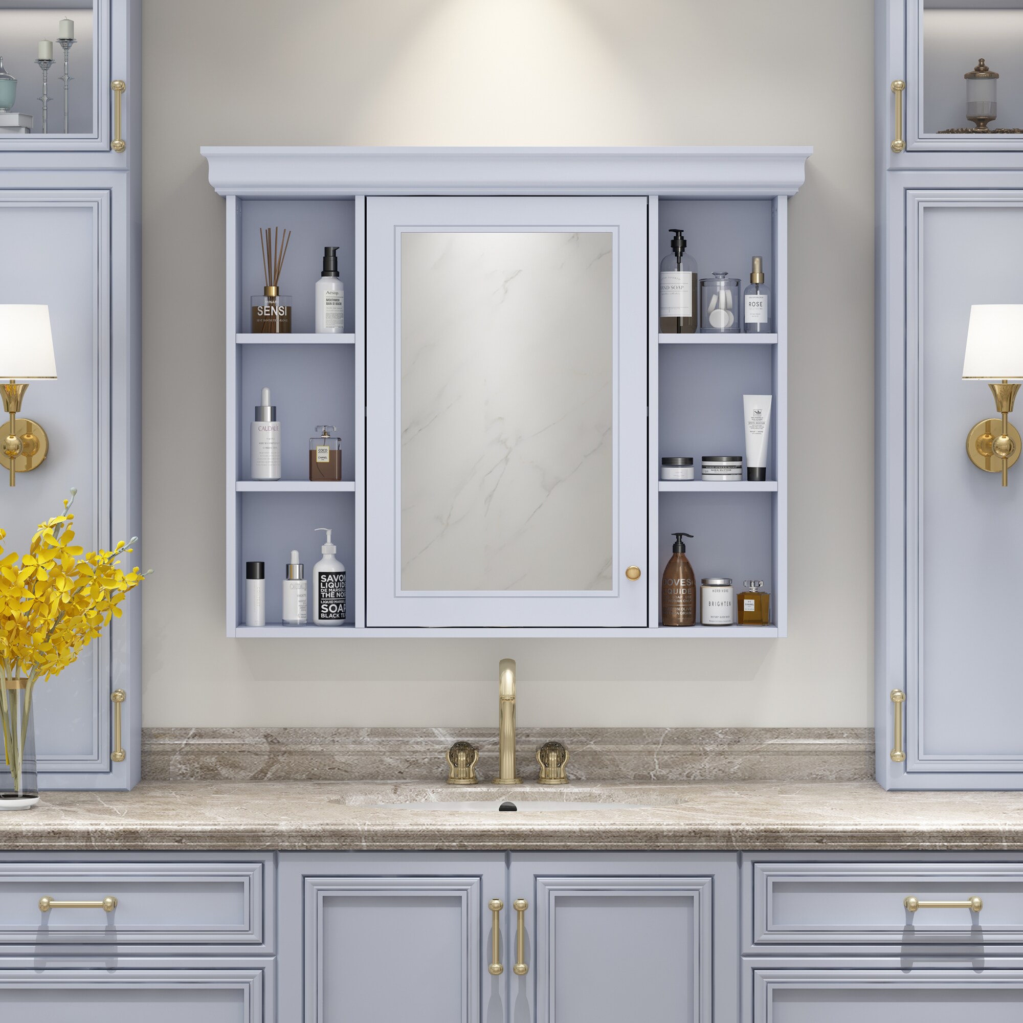 ZAKLOOP WU1396P143142 Bathroom-Wall-Cabinets - View #3