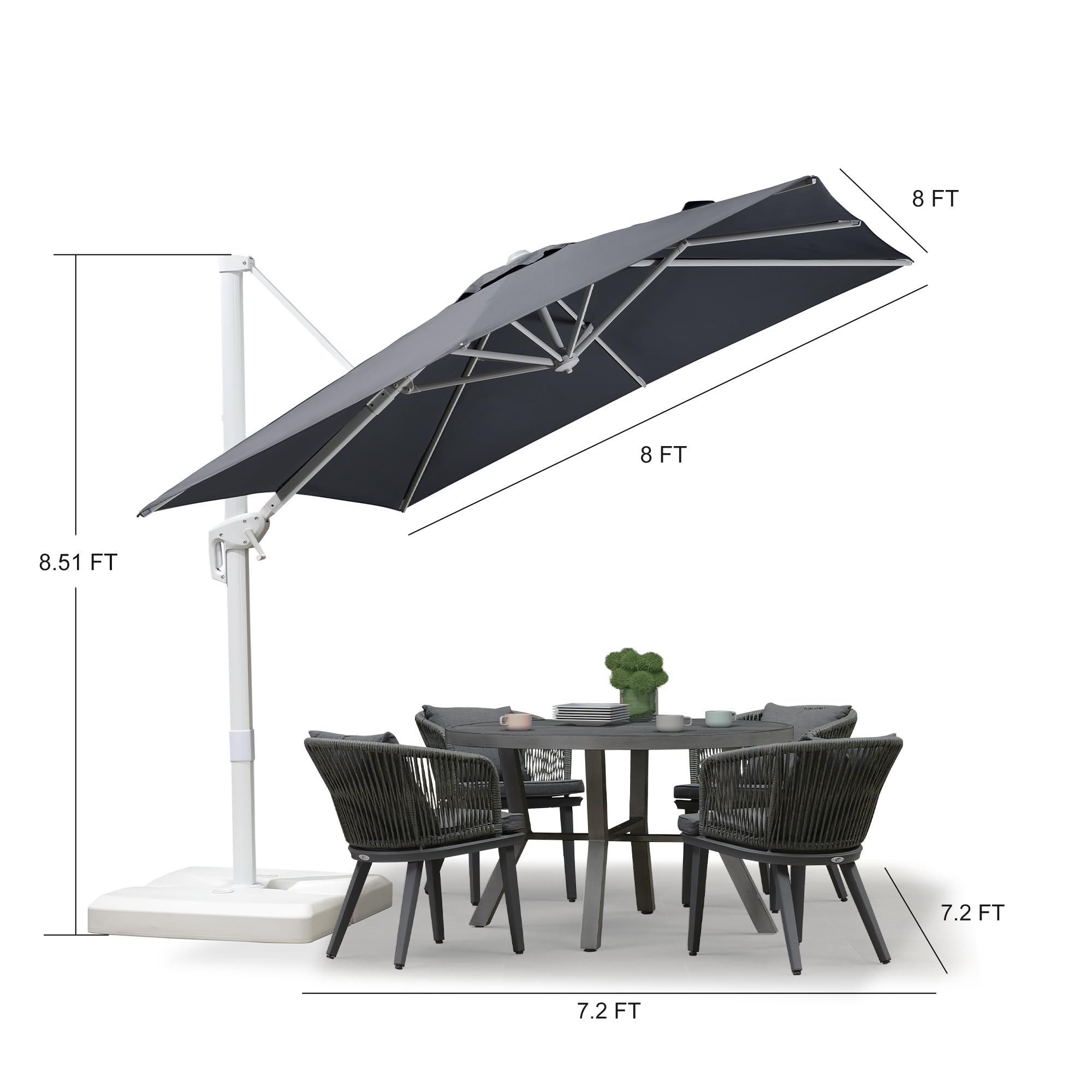 PURPLE LEAF LS02XBS08-LG Umbrellas-2 - View #9