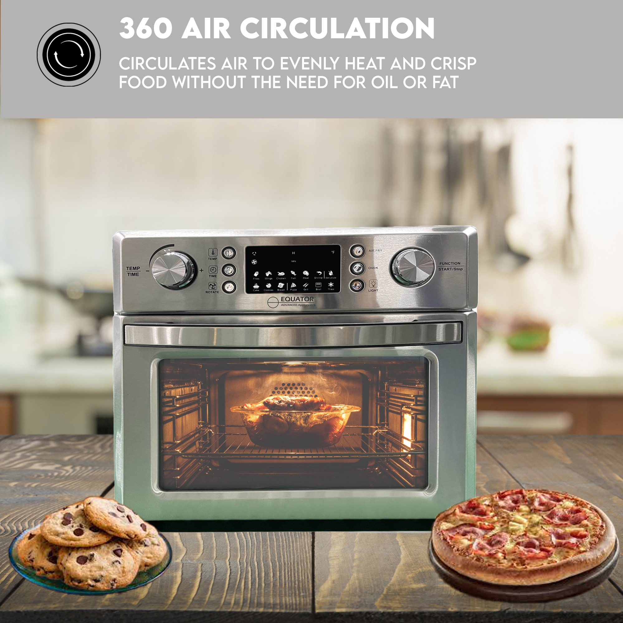 Chefman Air Fryer Toaster Oven Cookbook for Beginners: 500 Crispy