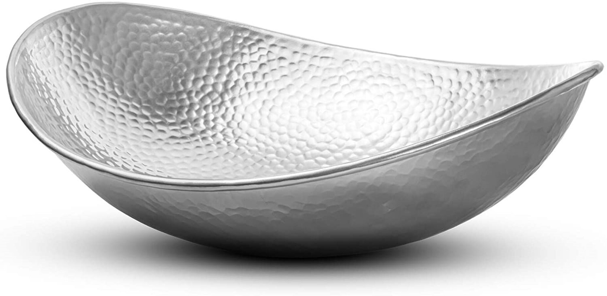 Monarch Abode Enameled Steel Vessel Oval Rustic Silver Bathroom Sink ...