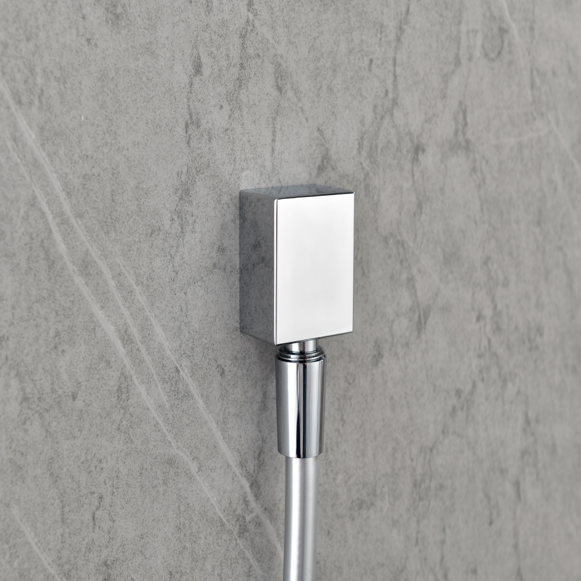 Vorene Rainfall Shower Head with Self-Cleaning Silicone Nozzles Easy ...