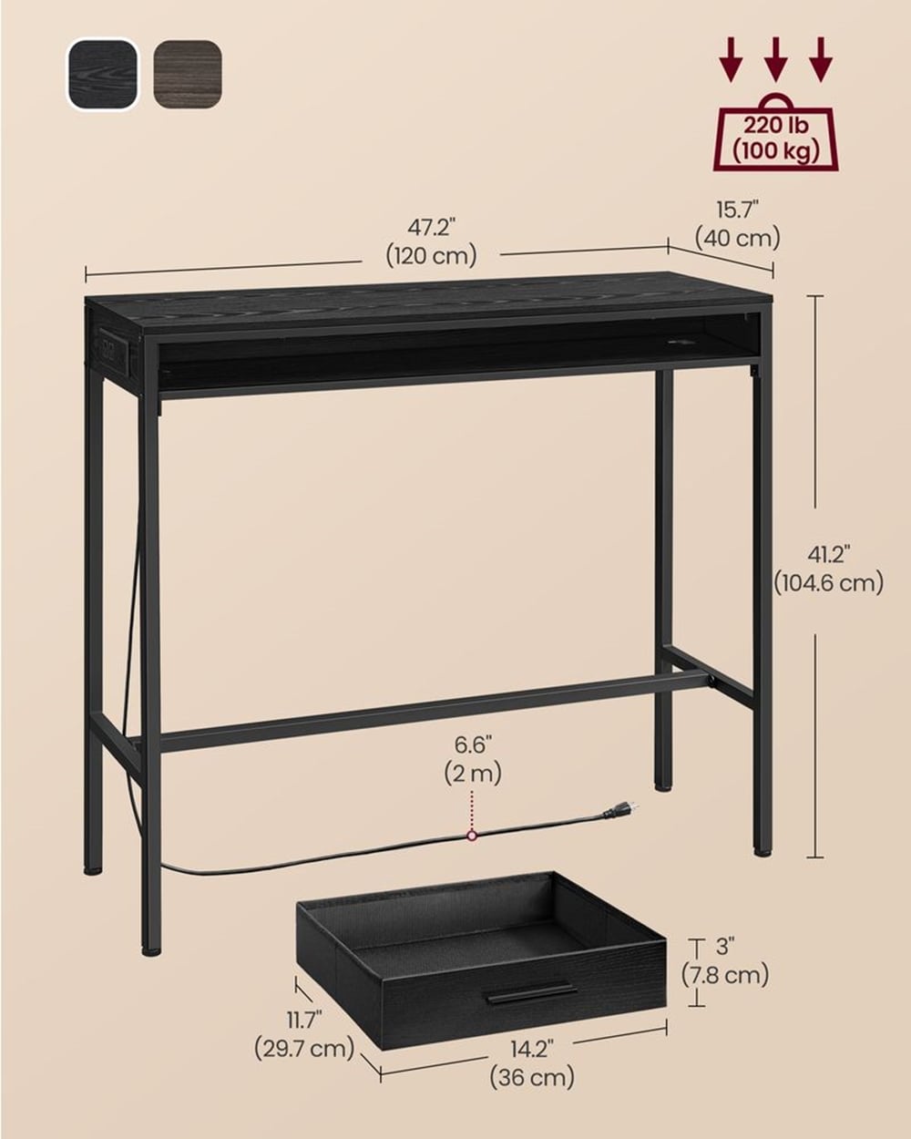 SONGMICS HOME LBT029B01 Dining-Tables - View #6