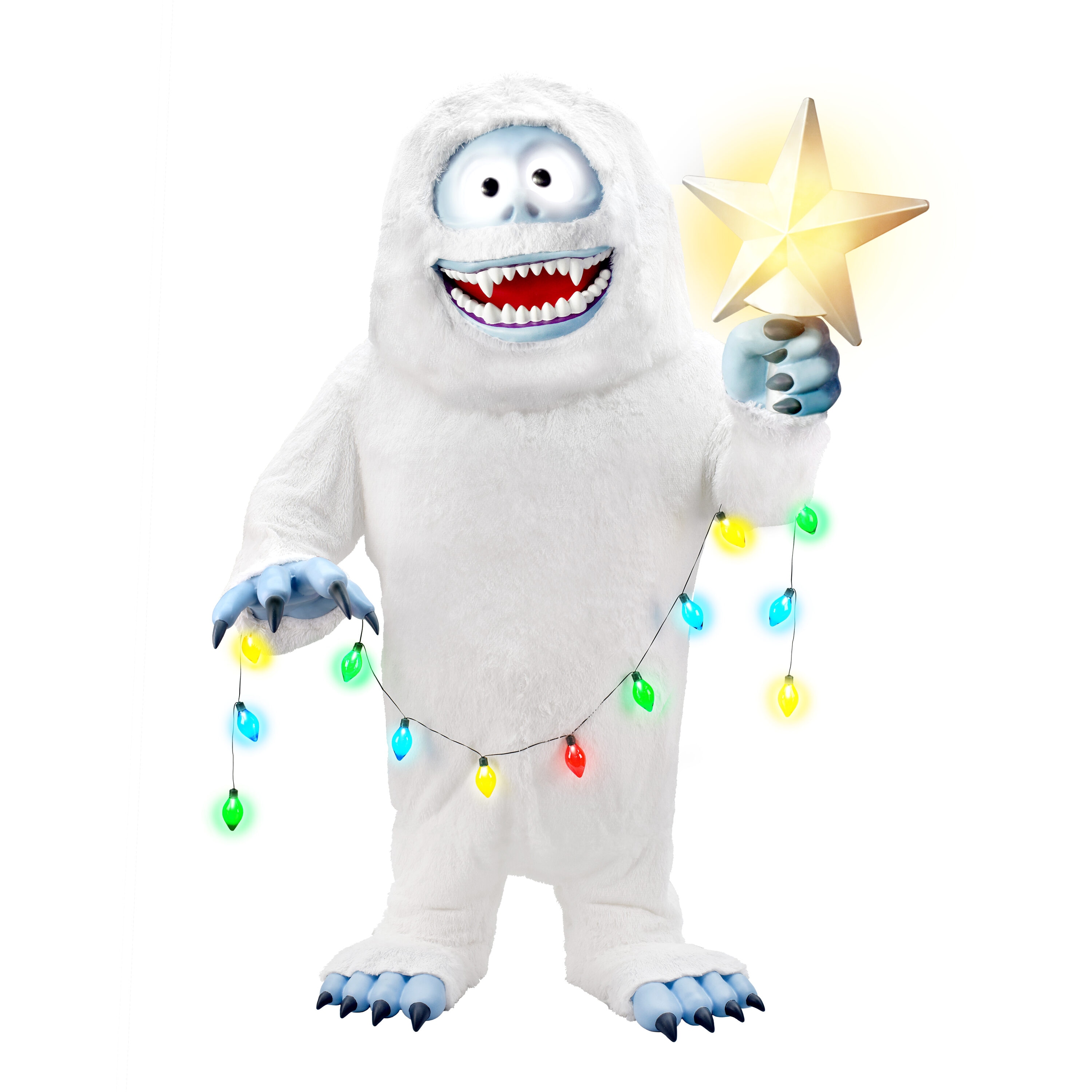 Rudolph the Red-Nosed Reindeer 9.75-ft Laughing LED Bumble Animatronic ...