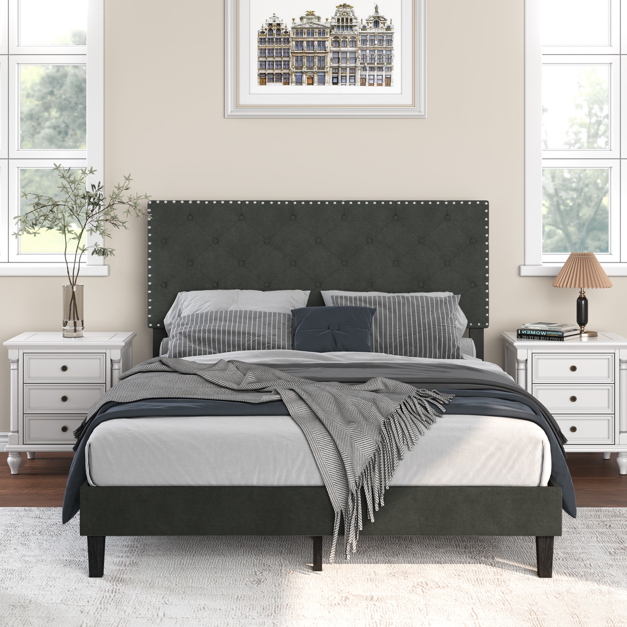 Lowes queen online bed frame