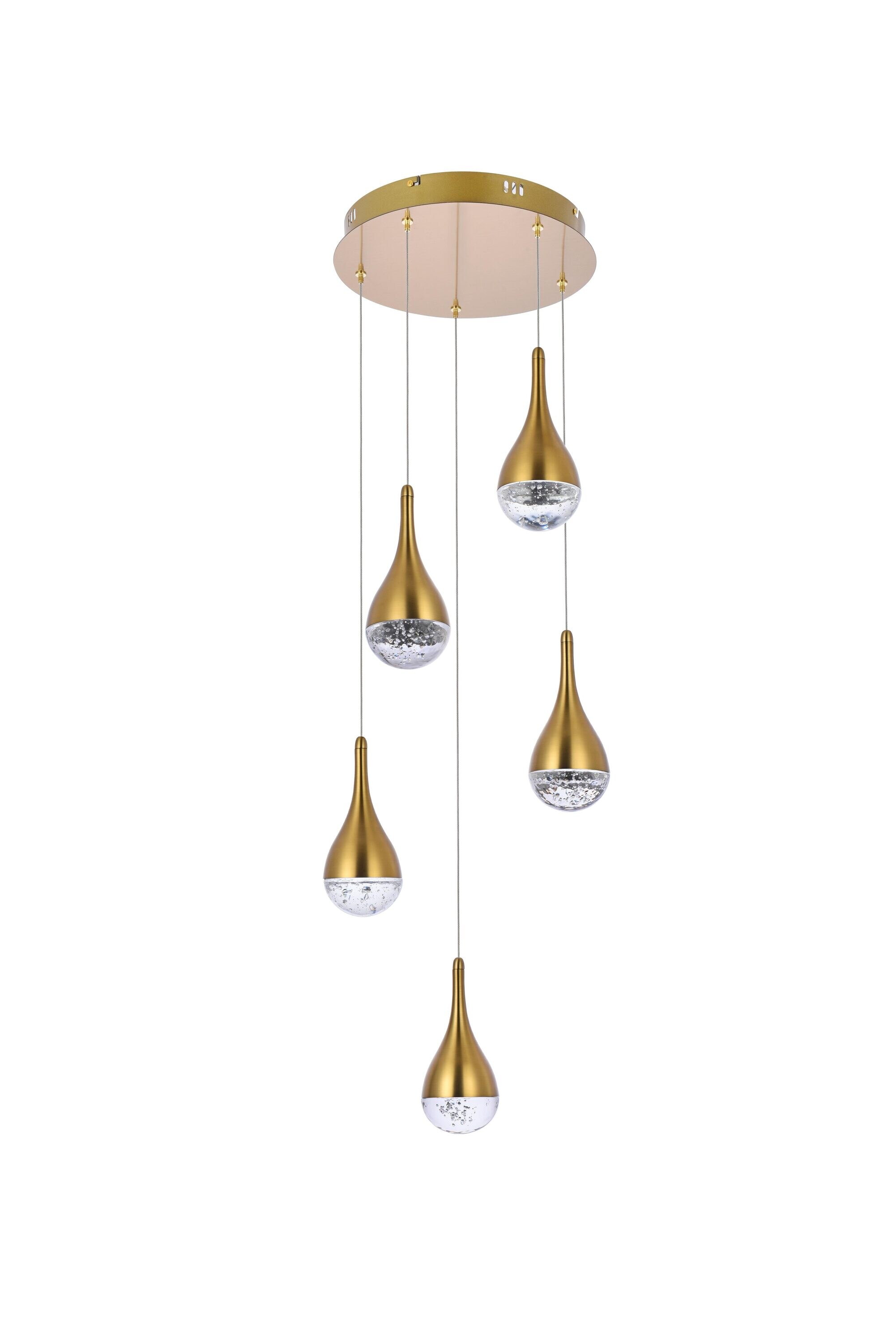 Elegant Decor HF11415D14SG Pendant-Lights - View #7