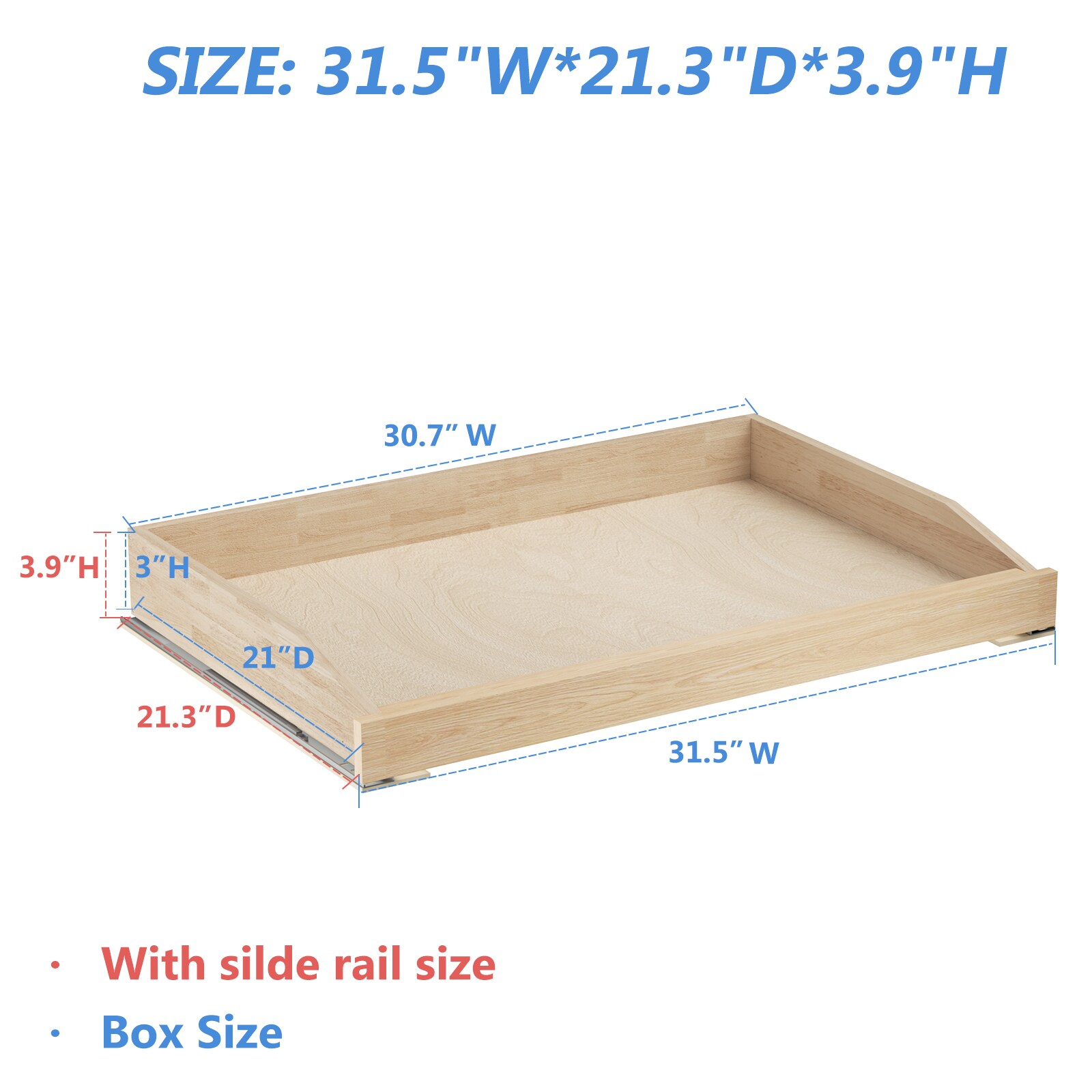 LOVMOR LS-AIW32-YCM Pull-Out-Cabinet-Baskets - View #2