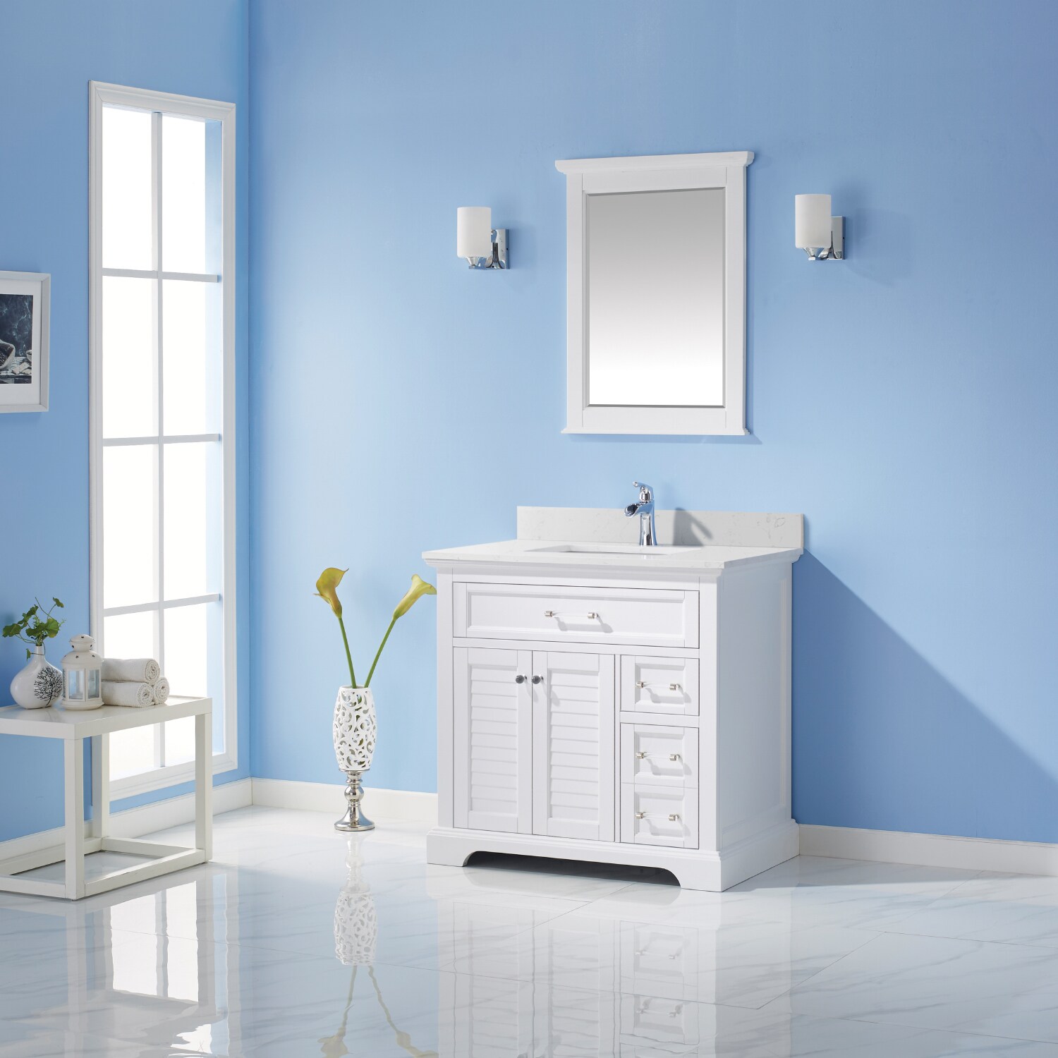 Vinnova 783036-WH-WS-NM Bath-Vanity-Combo - View #10