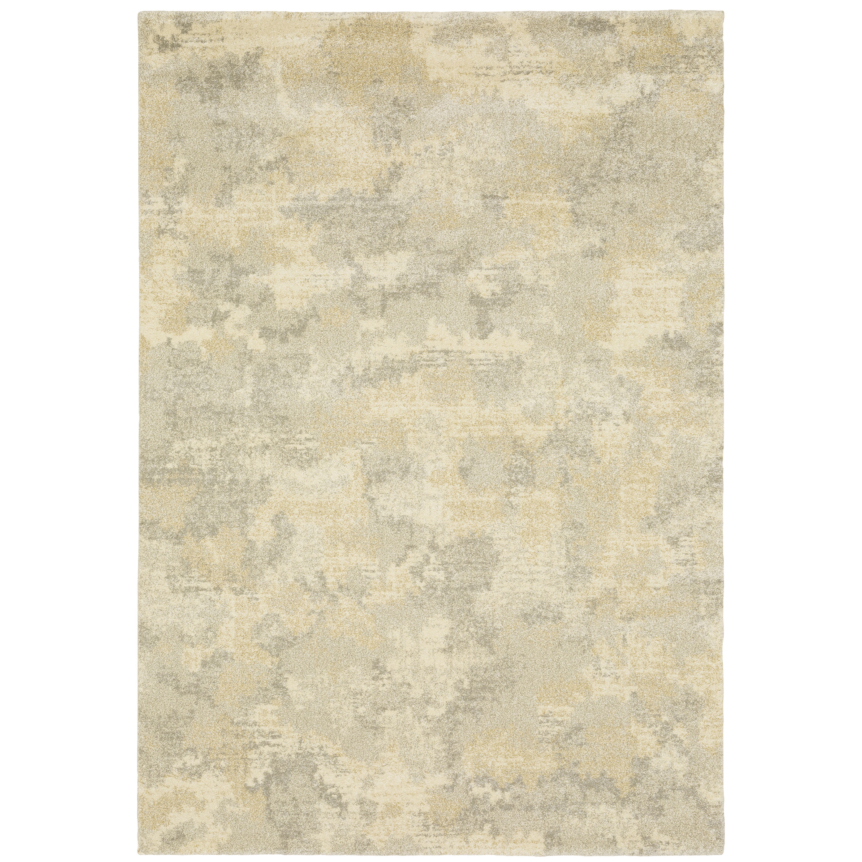 Archer Lane 226ASTO8J7L Skyline 8 x 11 (ft) Polypropylene Beige/Gray Rectangular Indoor Abstract Bohemian/Eclectic Area rug