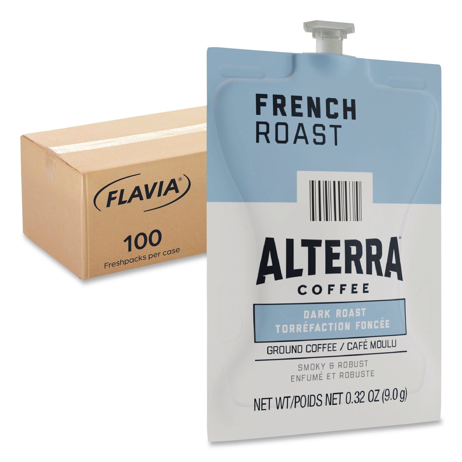 Flavia Alterra French Roast Coffee Freshpack 100/Carton #48010