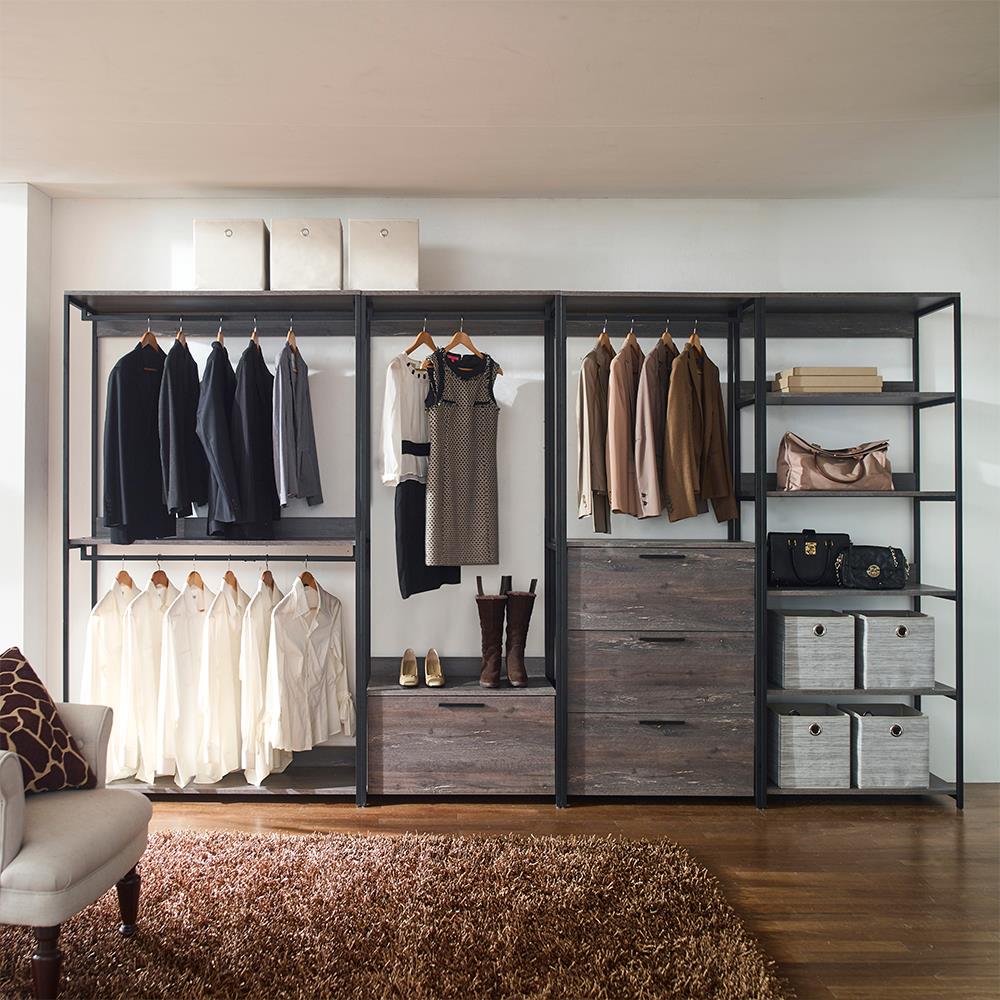 Klair Living MONICA-D Wood-Closet-Tower - View #8