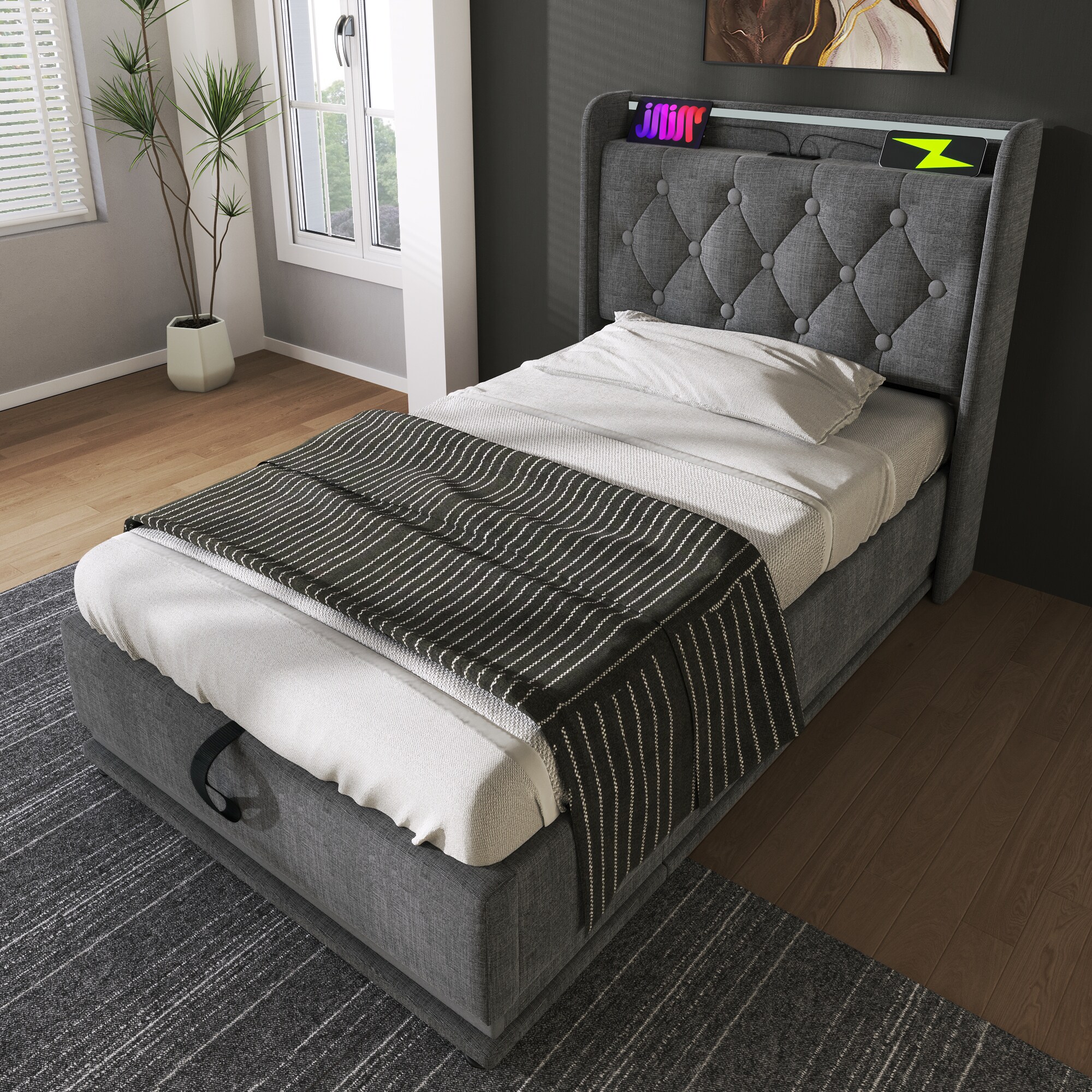 ModernLuxe L3P-N736P188805G beds - View #14