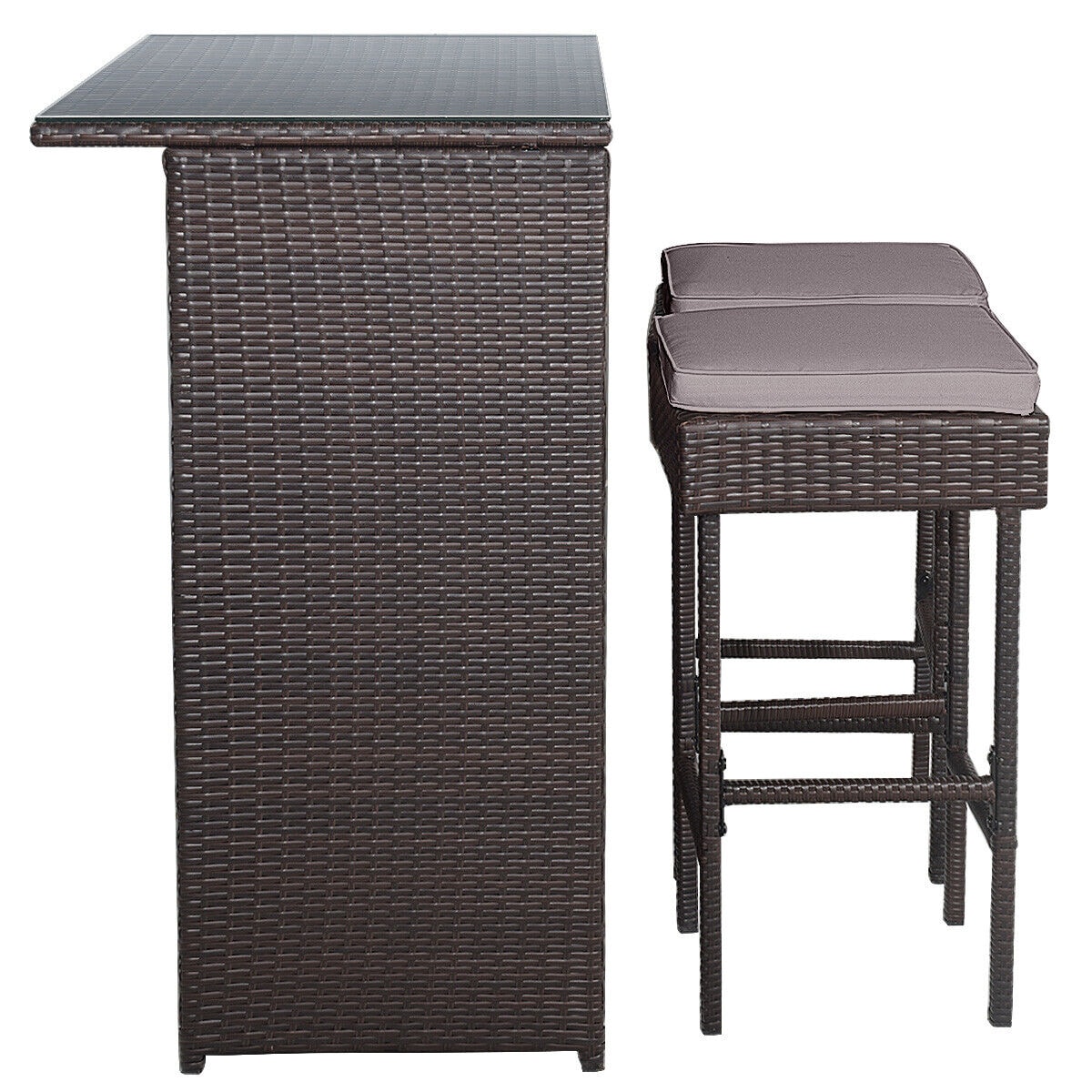 WELLFOR OUJ68745WH-GR Patio-Dining-Sets - View #10