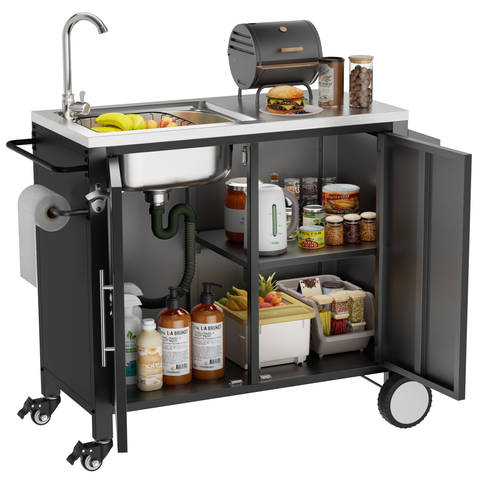 Siavonce XHP293812 Grill-Carts-Grill-Stands - View #2