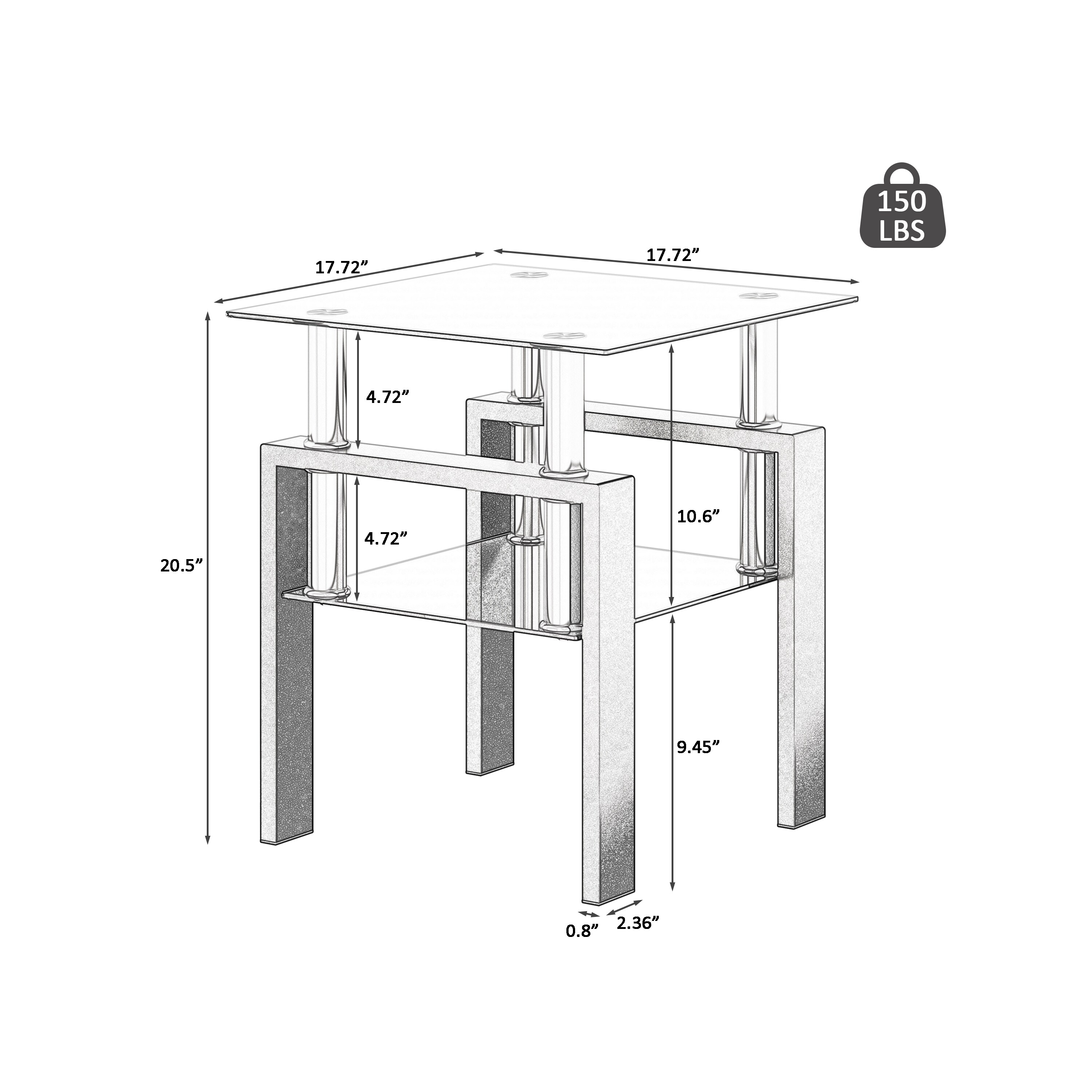 LUXEYARD DS-M-BAC02814 Coffee-Tables - View #4