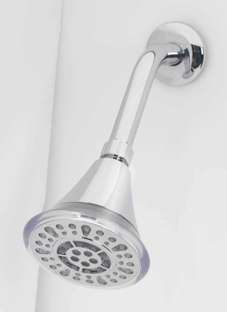 Jacuzzi Chrome Round Fixed Showerhead Shower Head 2.5-GPM (9.5-LPM) in ...