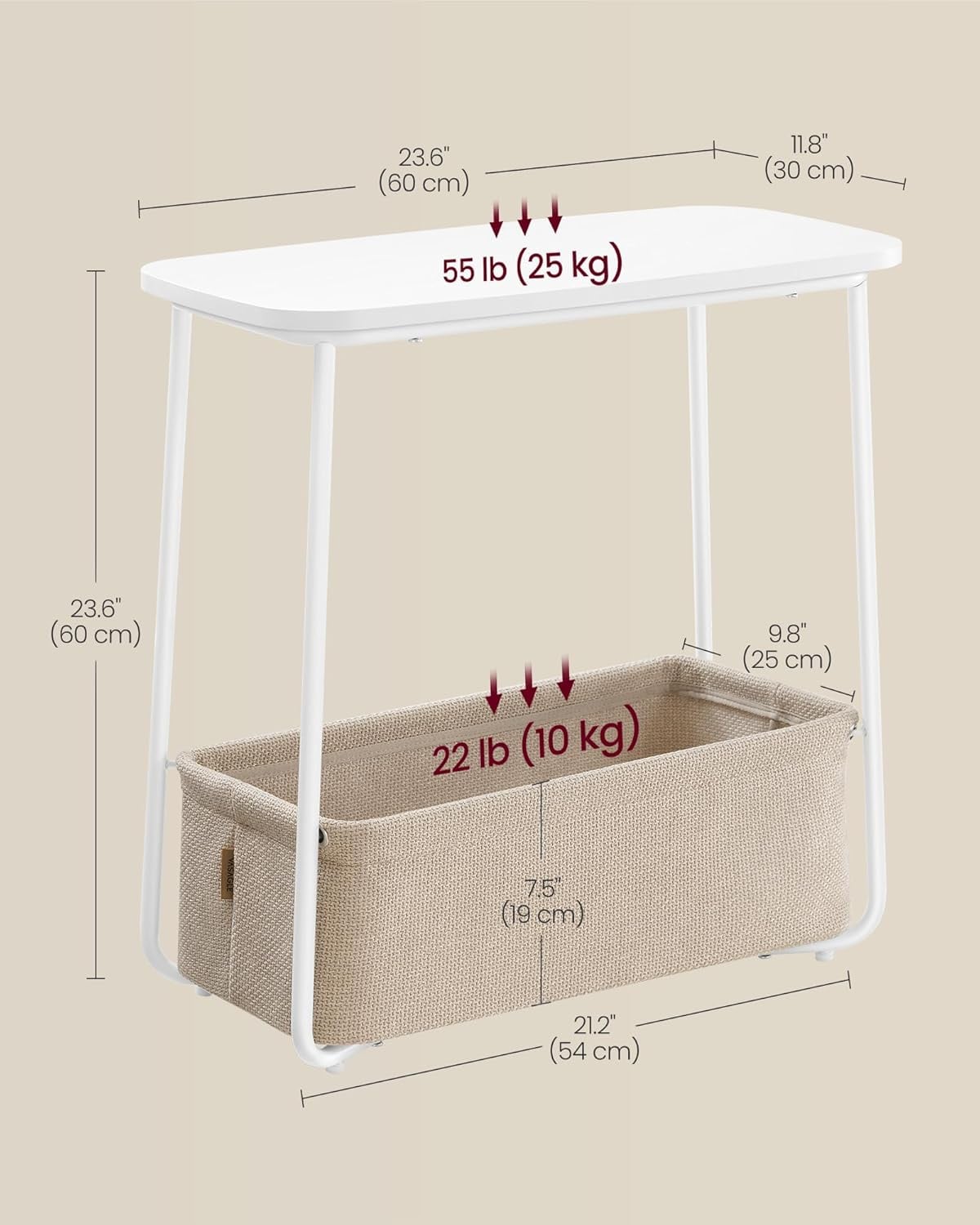 SONGMICS HOME LCT244B56 End-Tables - View #6