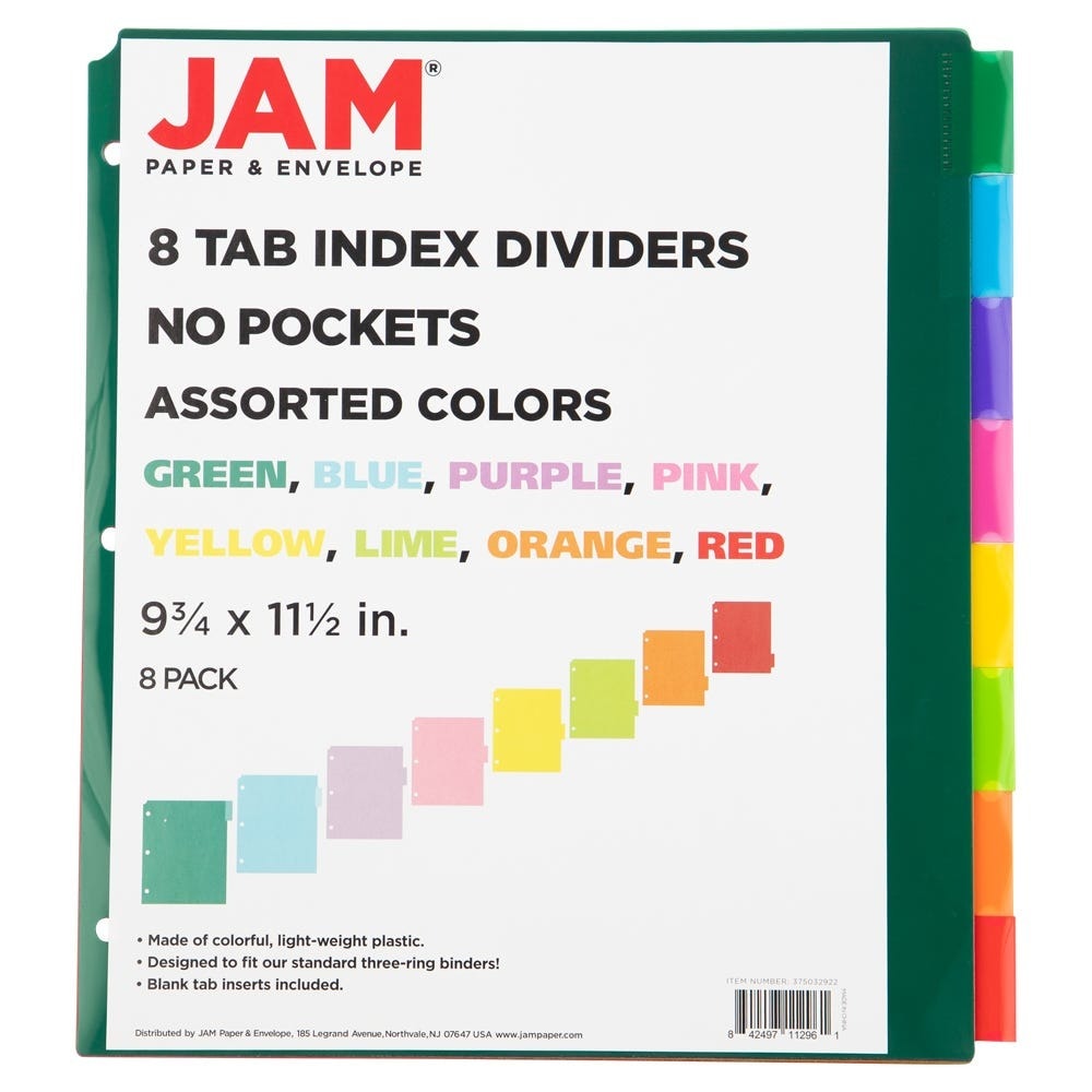JAM Paper 375032922A Sheet-Protectors-Dividers - View #4