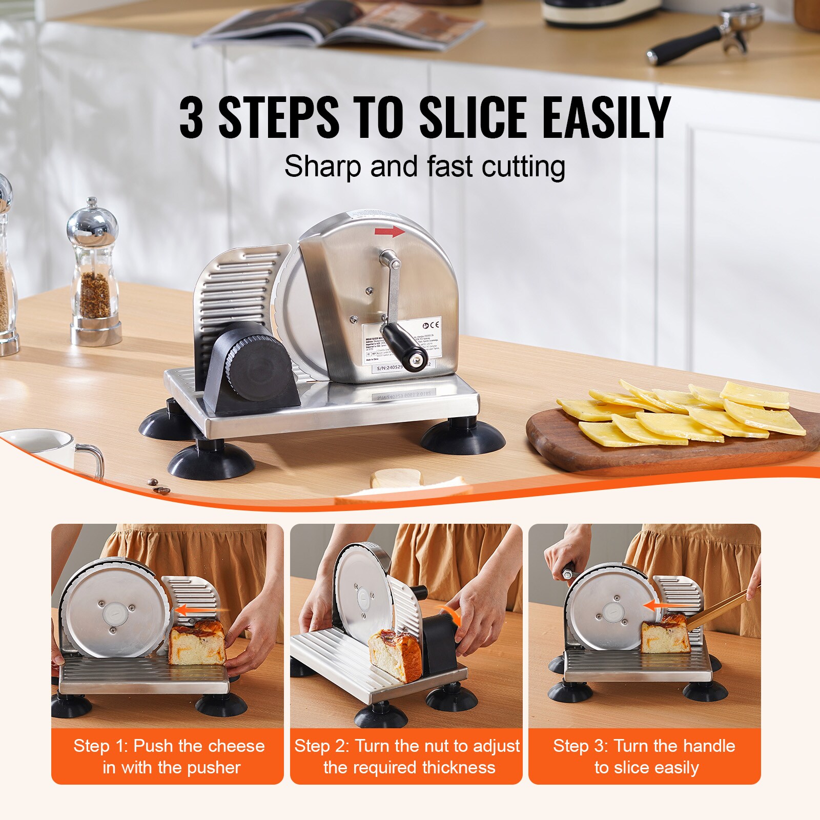 VEVOR BZDQPJ200W75I7CZUV1 Food-Slicers - View #6