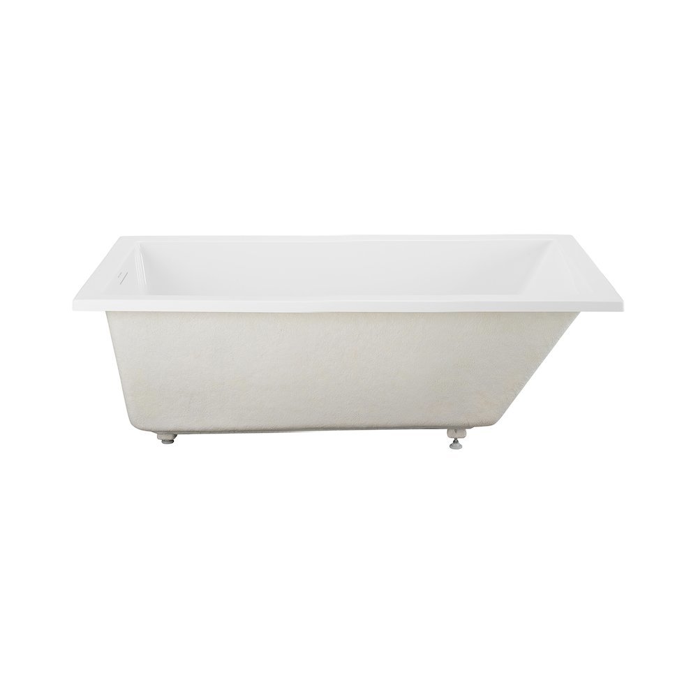 Swiss Madison - 66 x 36 Reversible Drain Soaking Drop in Bathtub in Glossy White