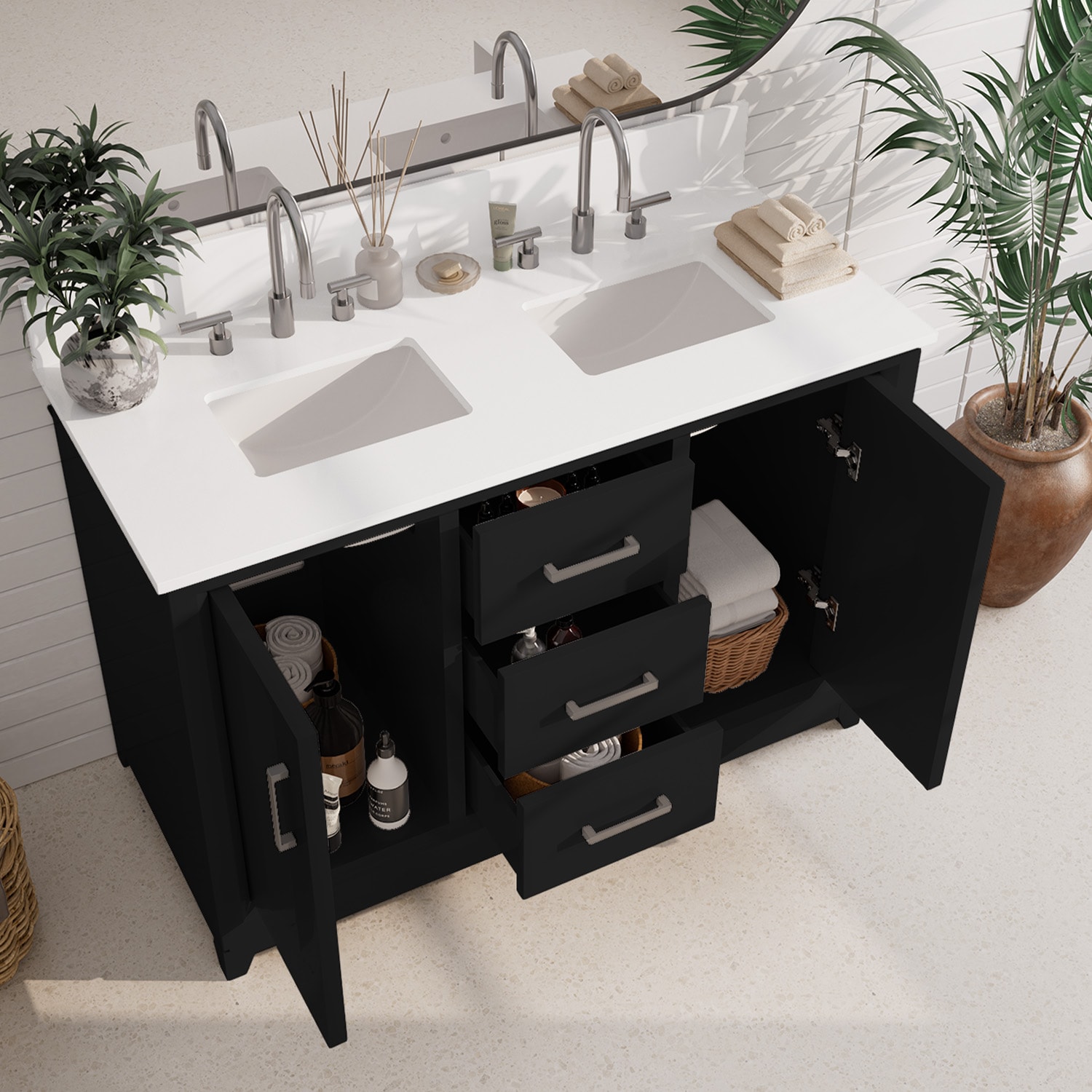 JEAREY DXRTZ-YW Bath-Vanity-Combo - View #2