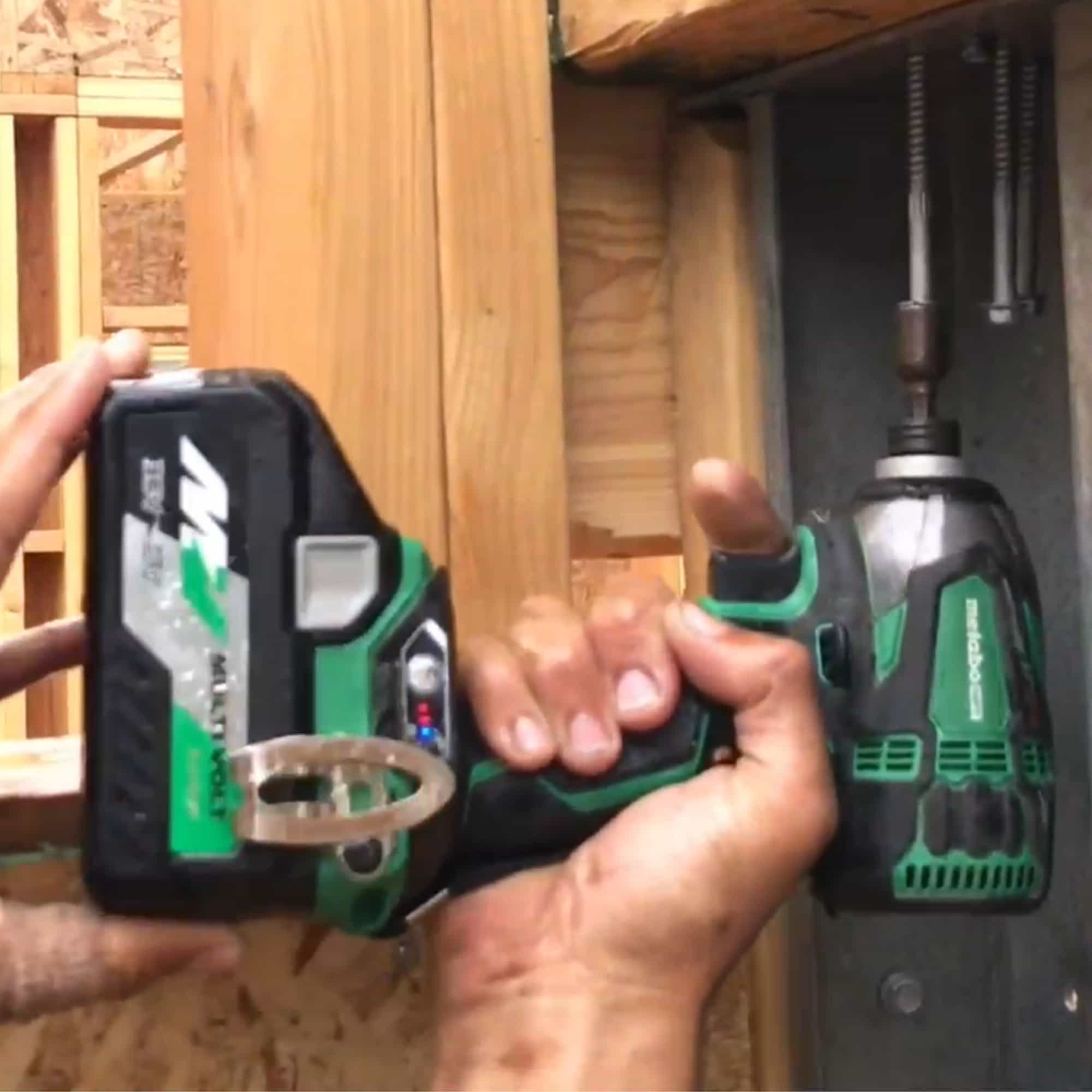 Metabo HPT 18V Cordless Impact Driver, Triple Hammer Technology, Powerful  1, 832 In/Lbs Torque, Variable Speed Trigger, IP56 Compliant, LED Light,  Too