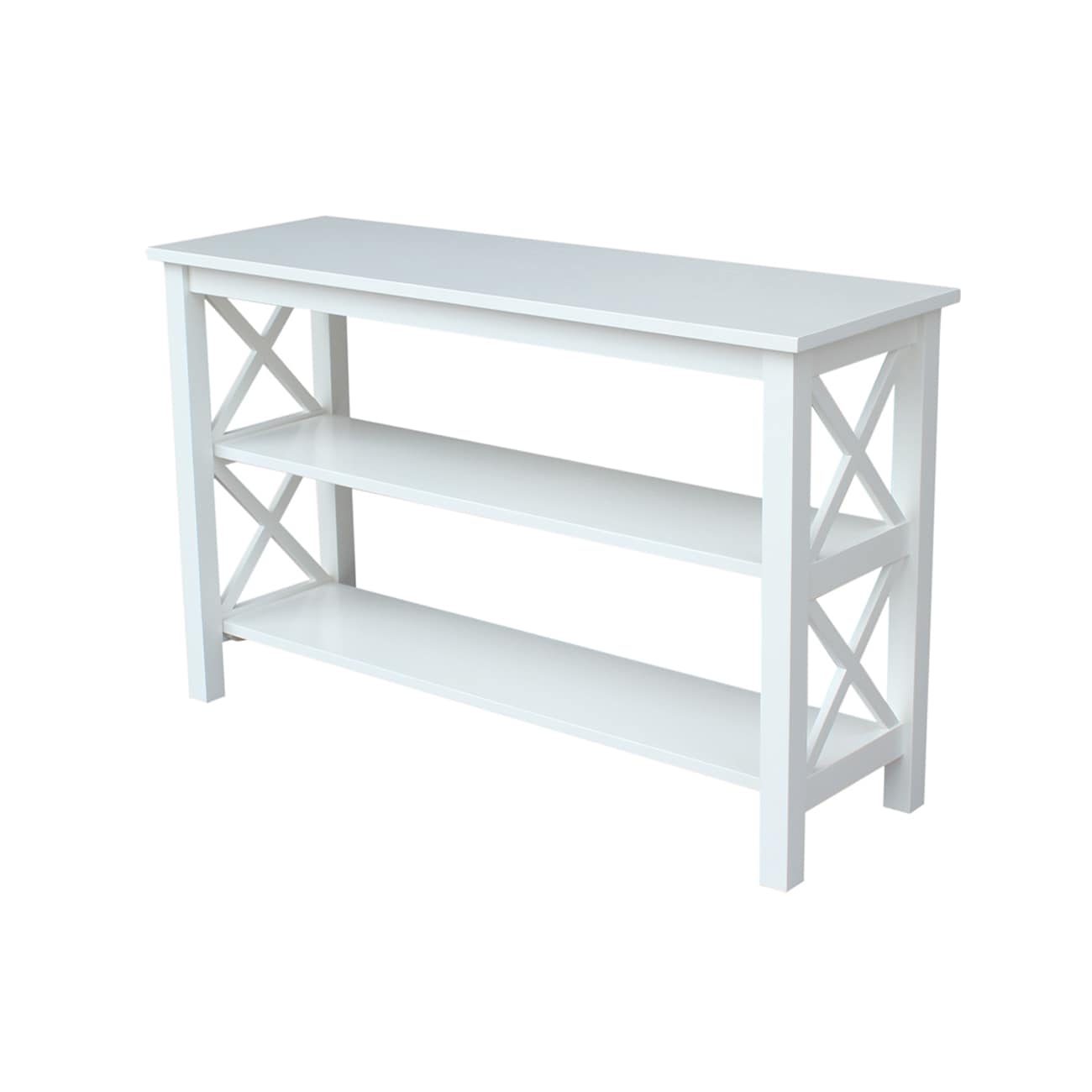 International Concepts Casual White Console Table OT08-70S at Lowes.com