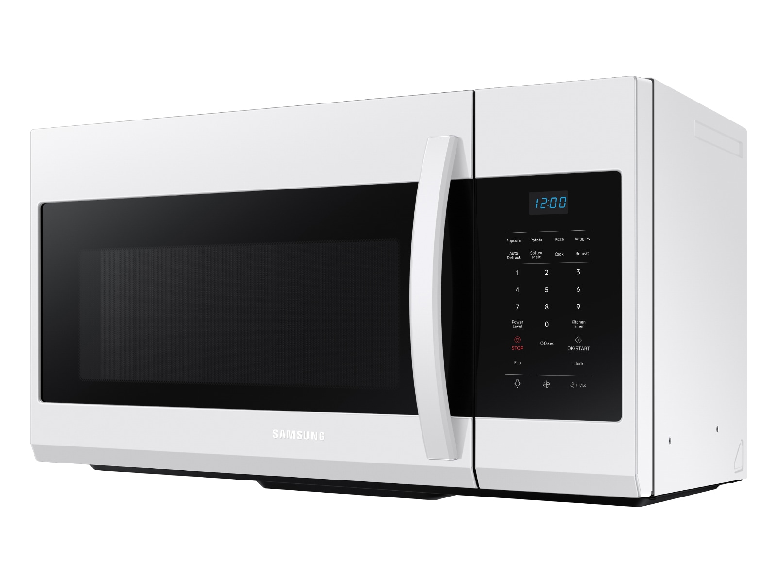 samsung 1.7 cu ft over the range microwave white