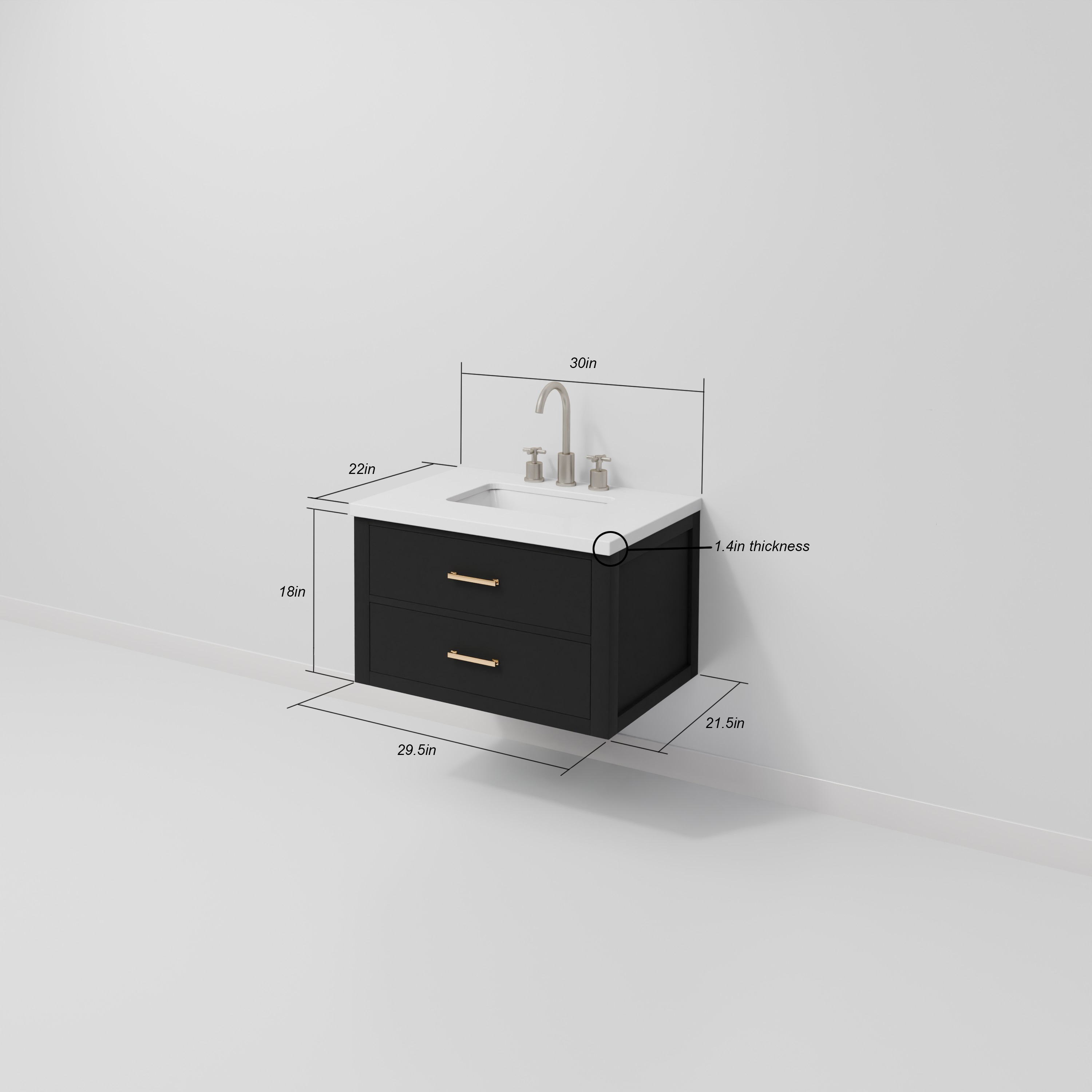 Lexora LVSO30SL210 Bath-Vanity-Combo - View #9