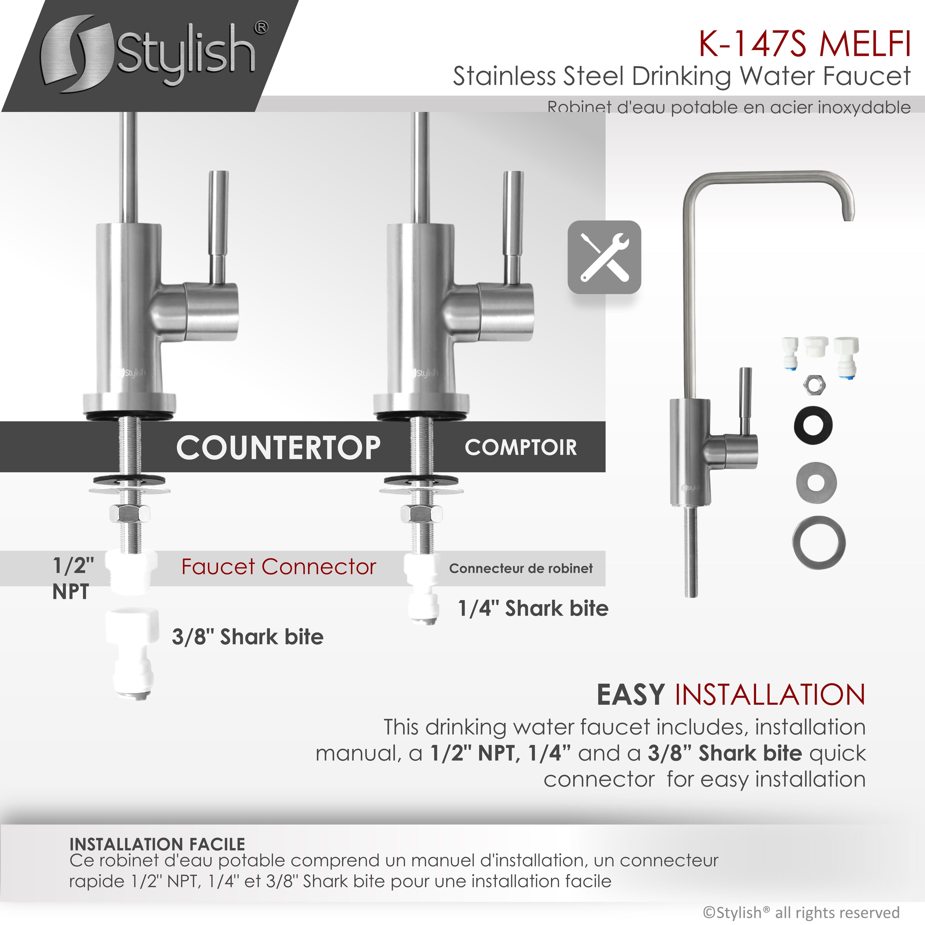 Stylish K-147S Kitchen-Faucets - View #6