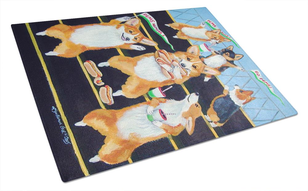Caroline's Treasures 7286LCB 11.25-in L x 15.75-in W Glass Cutting Board
