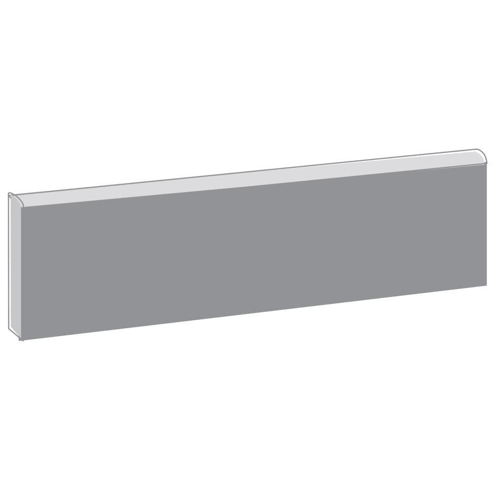 Emser F31VOGUBI0416DBLP Vogue Biscuit Ceramic Bullnose Tile (Common: 4-in x 16-in; Actual: 3.94-in x 15.75-in)
