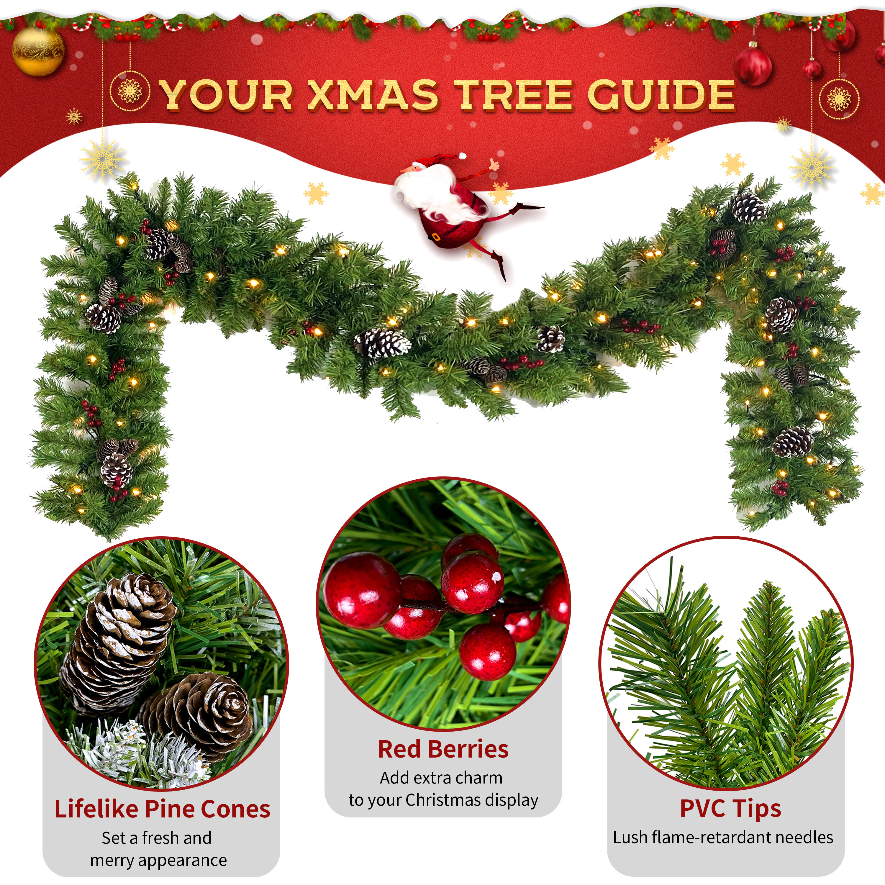 Runesay CHTREE-10 Artificial-Christmas-Trees - View #8