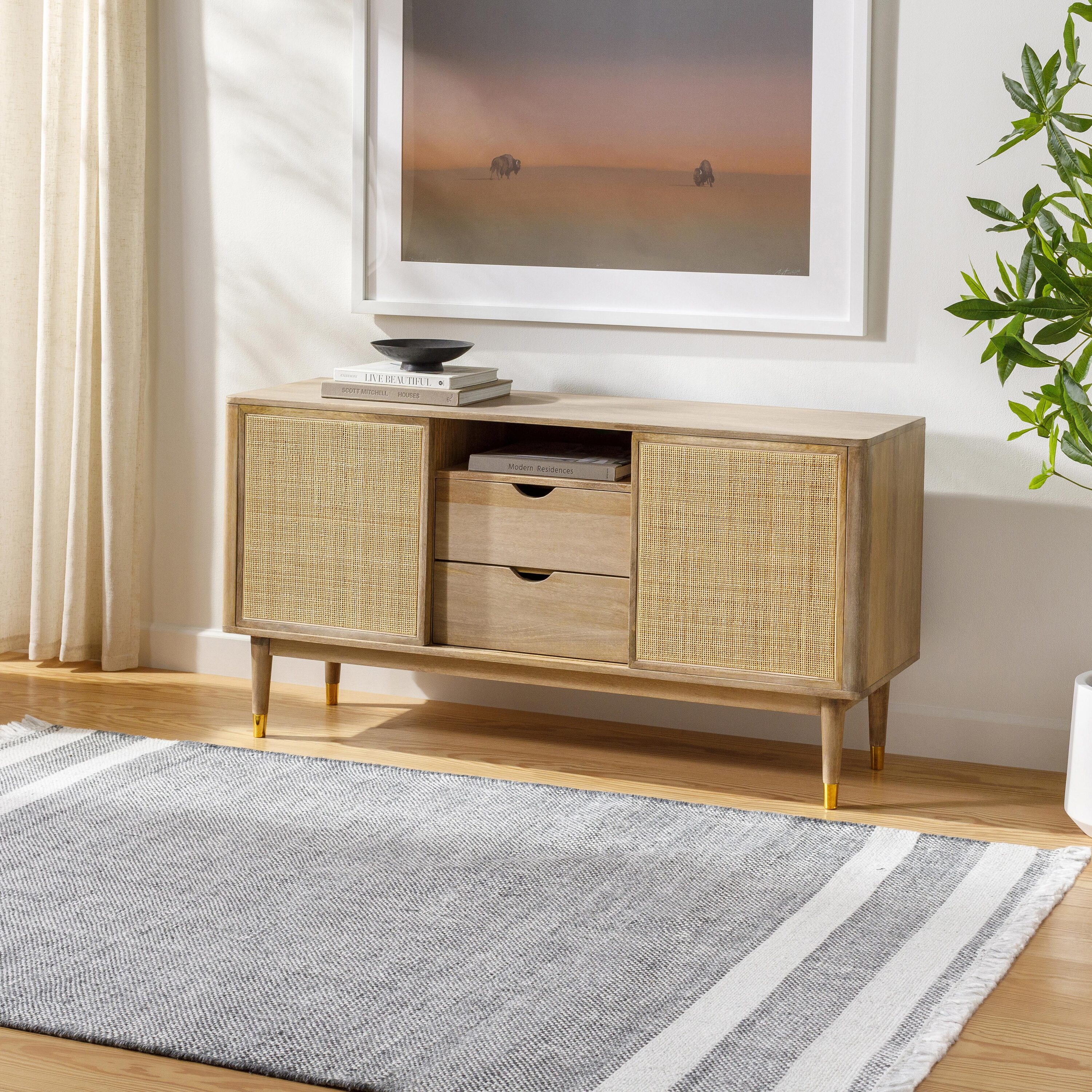 Livabliss PRM2300-23 Primrose 2 x 3 (ft) Polyester Blue/Gray Rectangular Indoor Farmhouse/Cottage Area rug