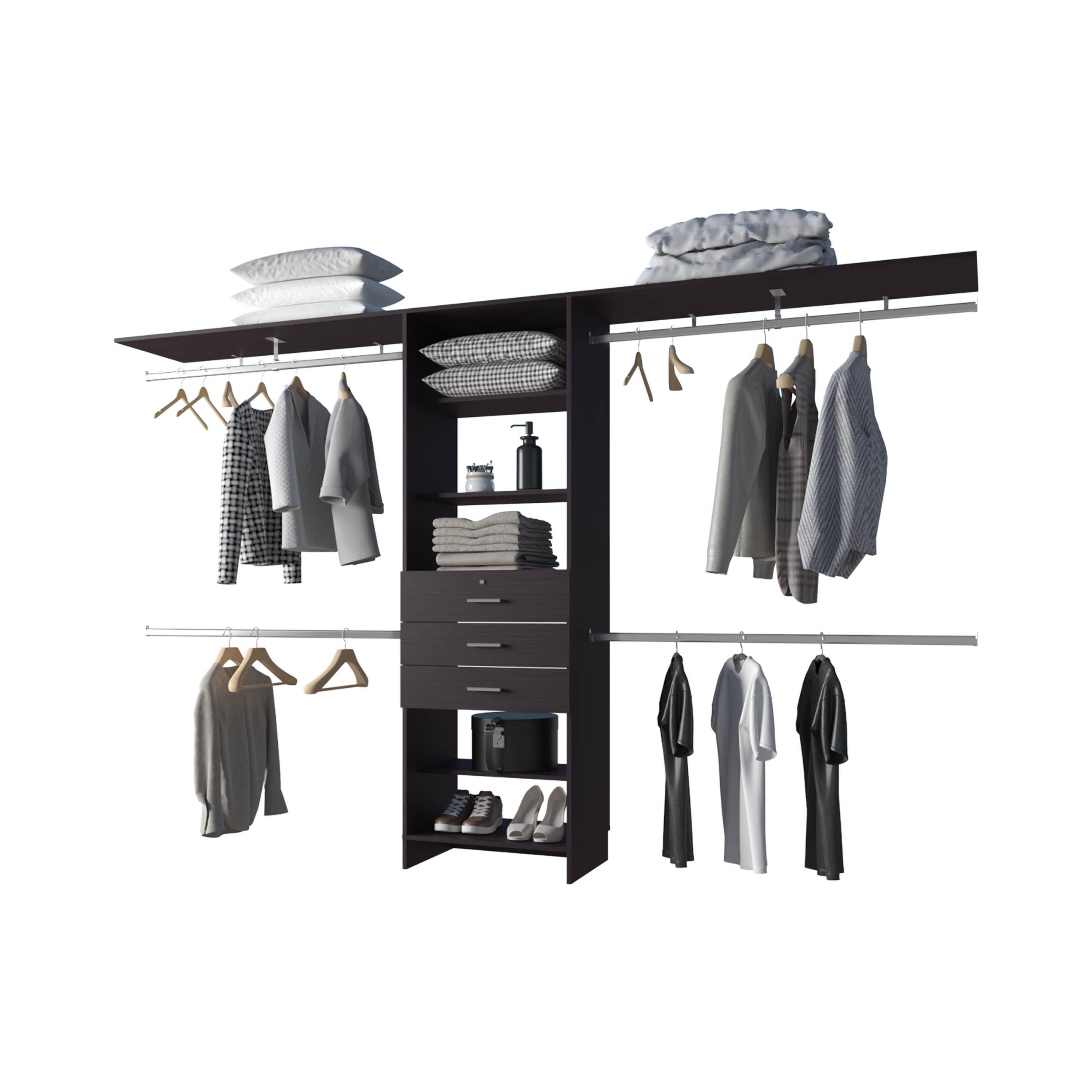 Wooakway FXLS0609-606A780 Wood-Closet-Kits - View #3
