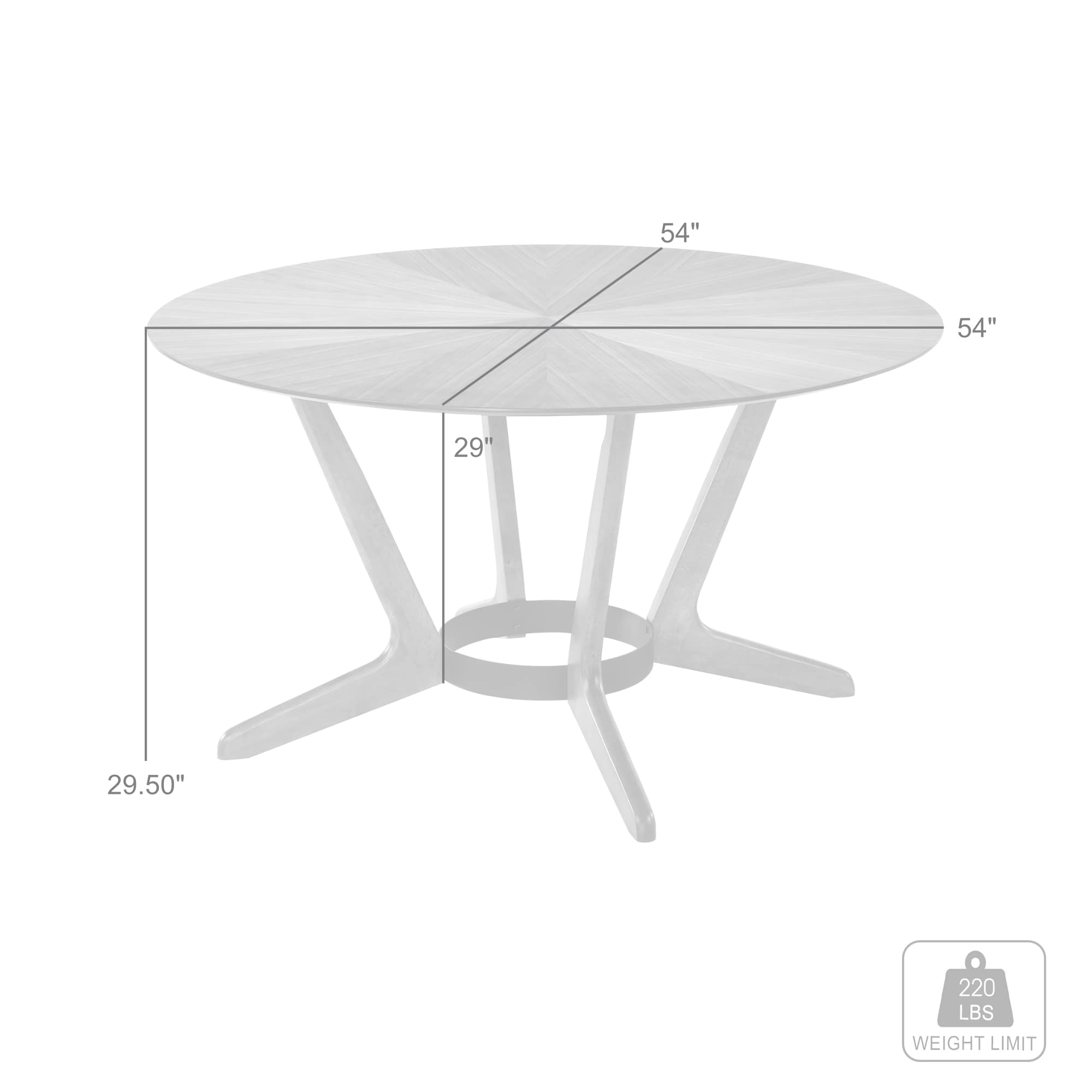 Armen Living LCSATBLWA Dining-Tables - View #6
