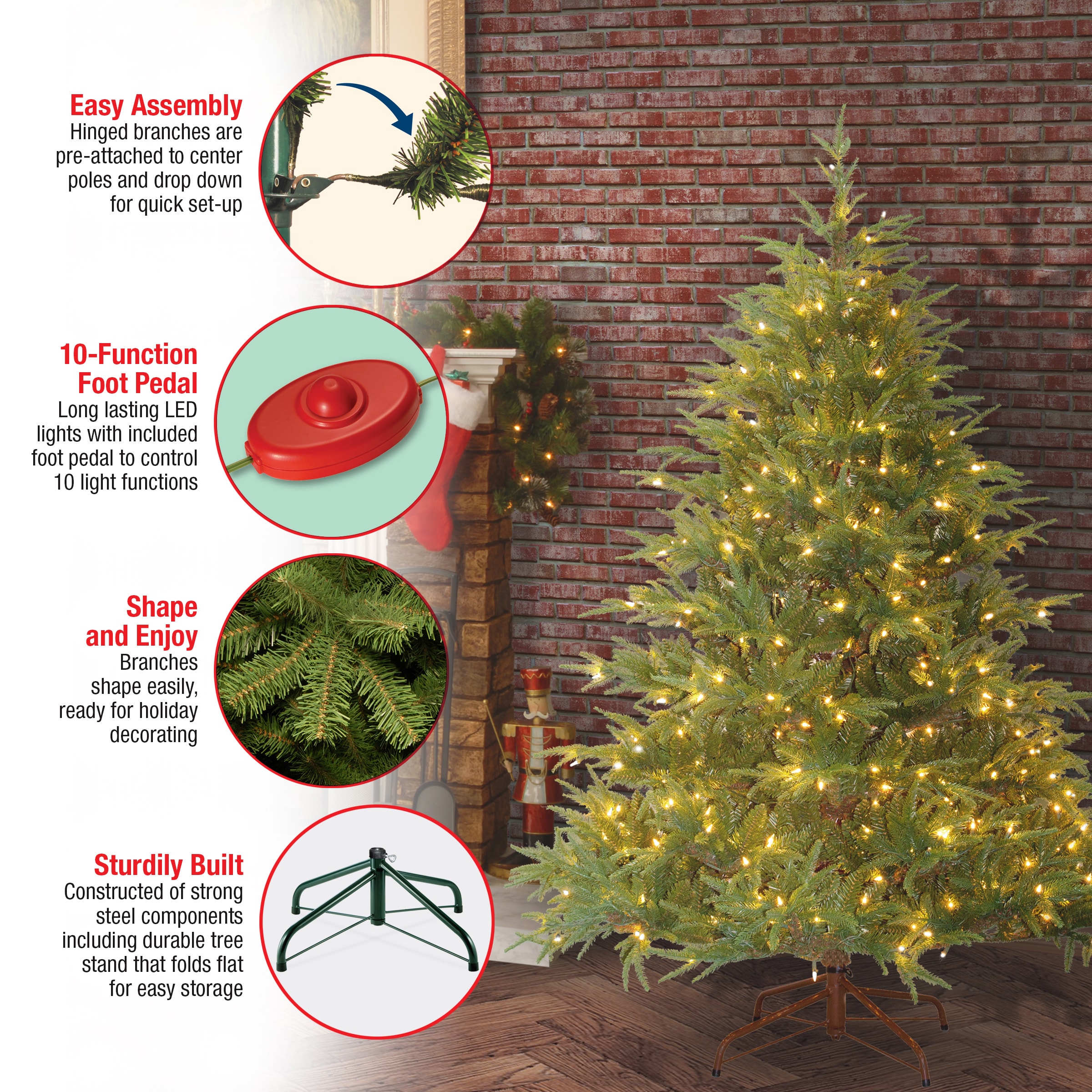 National Tree Company PEFG4-330LD-60 Artificial-Christmas-Trees - View #6