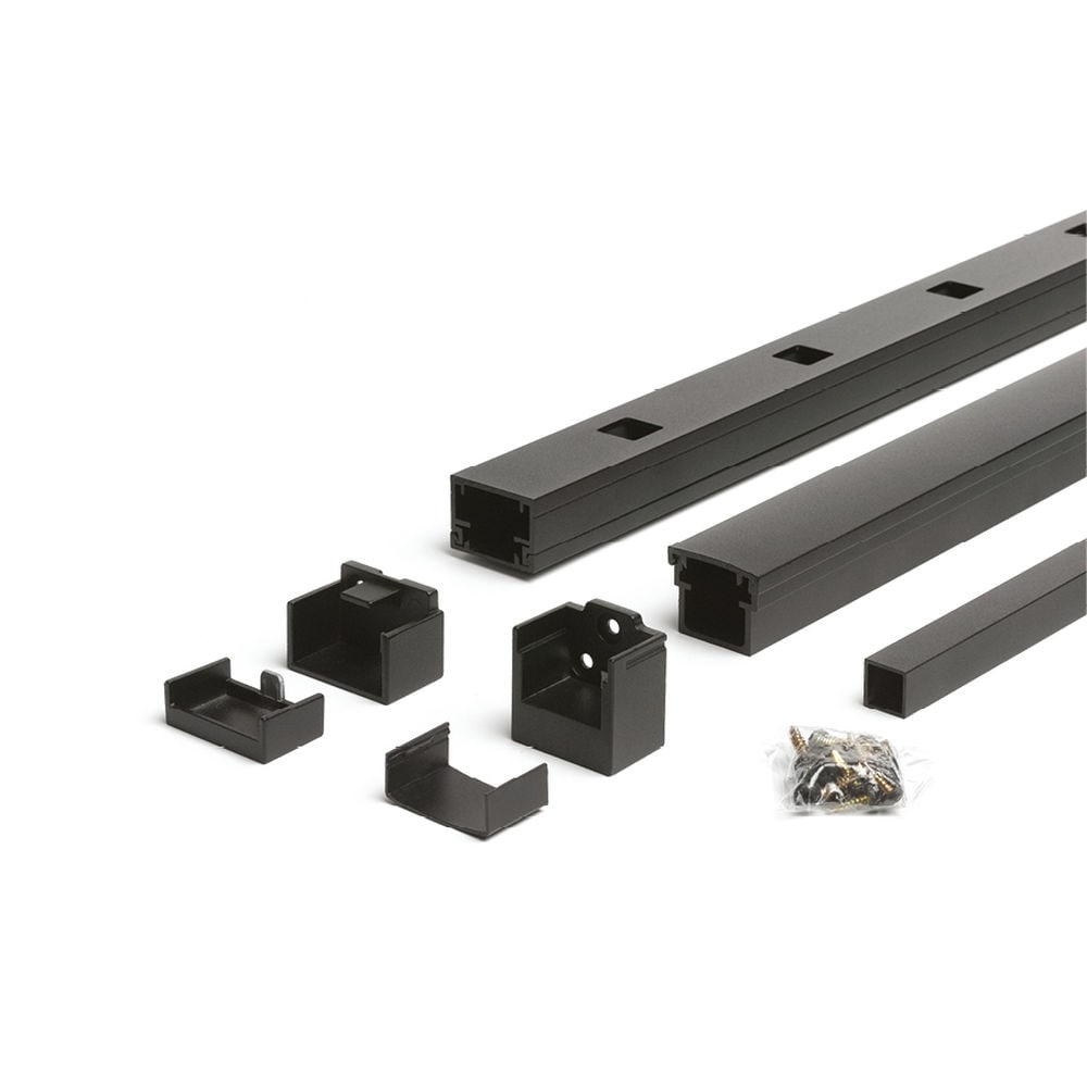 Trex 780116 SignatureSignature Railing 6.0-ft x 42.0-in Charcoal Black Aluminum Deck Rail Kit