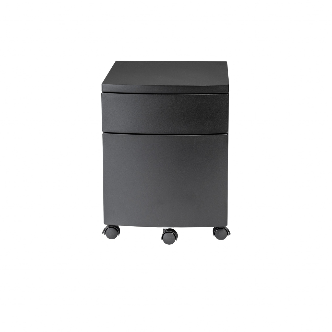 HomeRoots 4000400792 Black 2 -Drawer 15.44-Inches File Cabinet