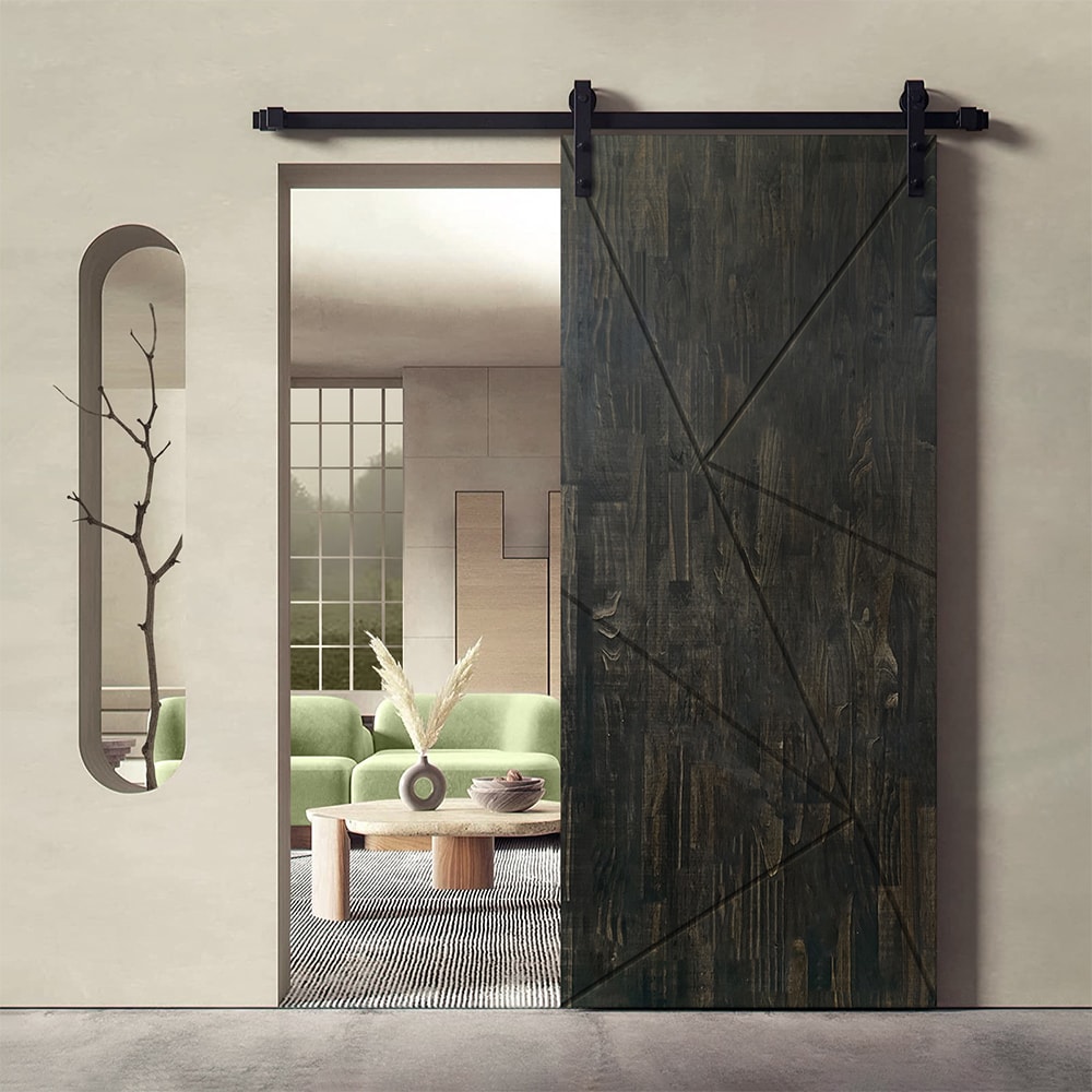 CALHOME SMK96+FJ233-80X42-DT Barn-Doors - View #2