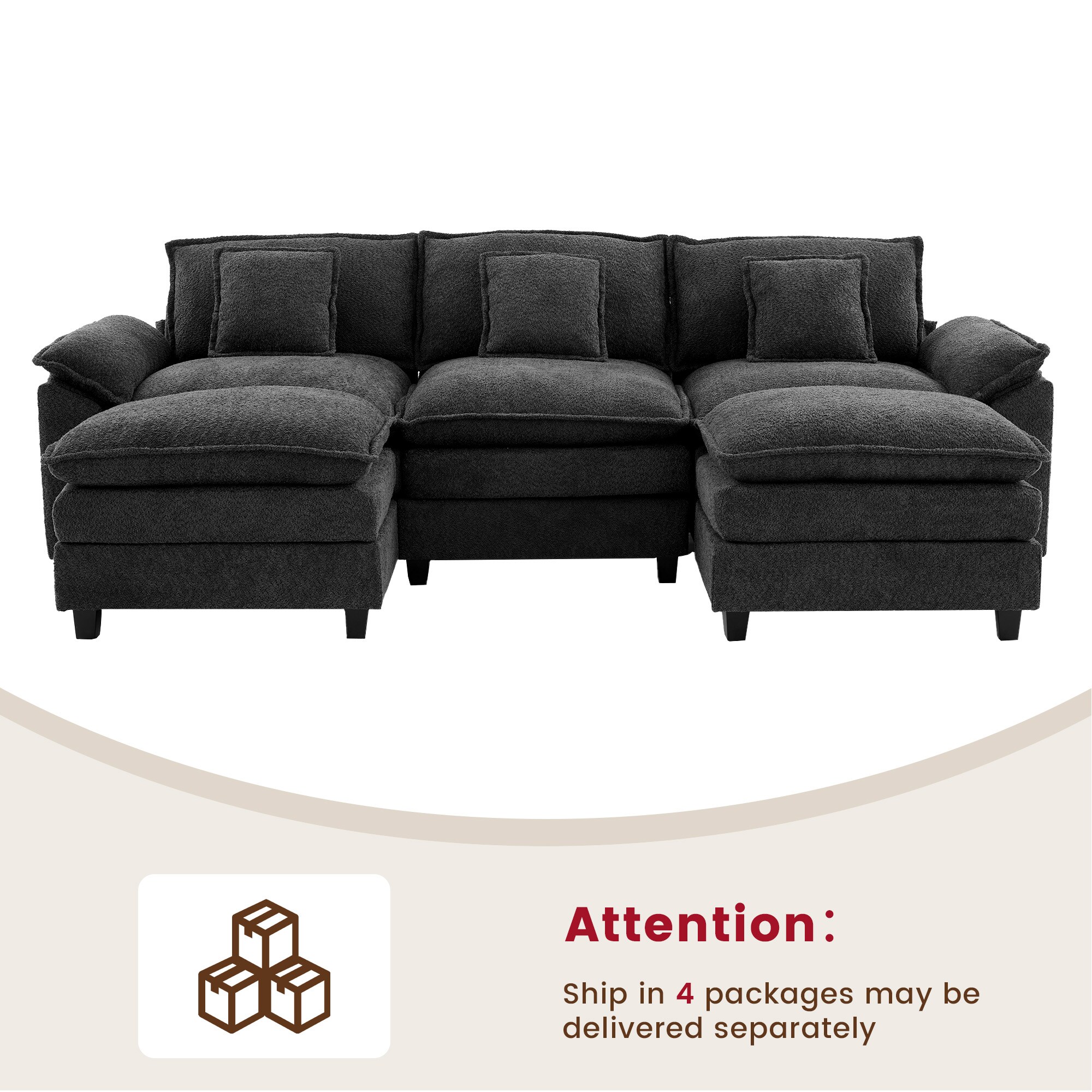 JEAREY 10FXBRT+LED-GR Sofas-Loveseats - View #8