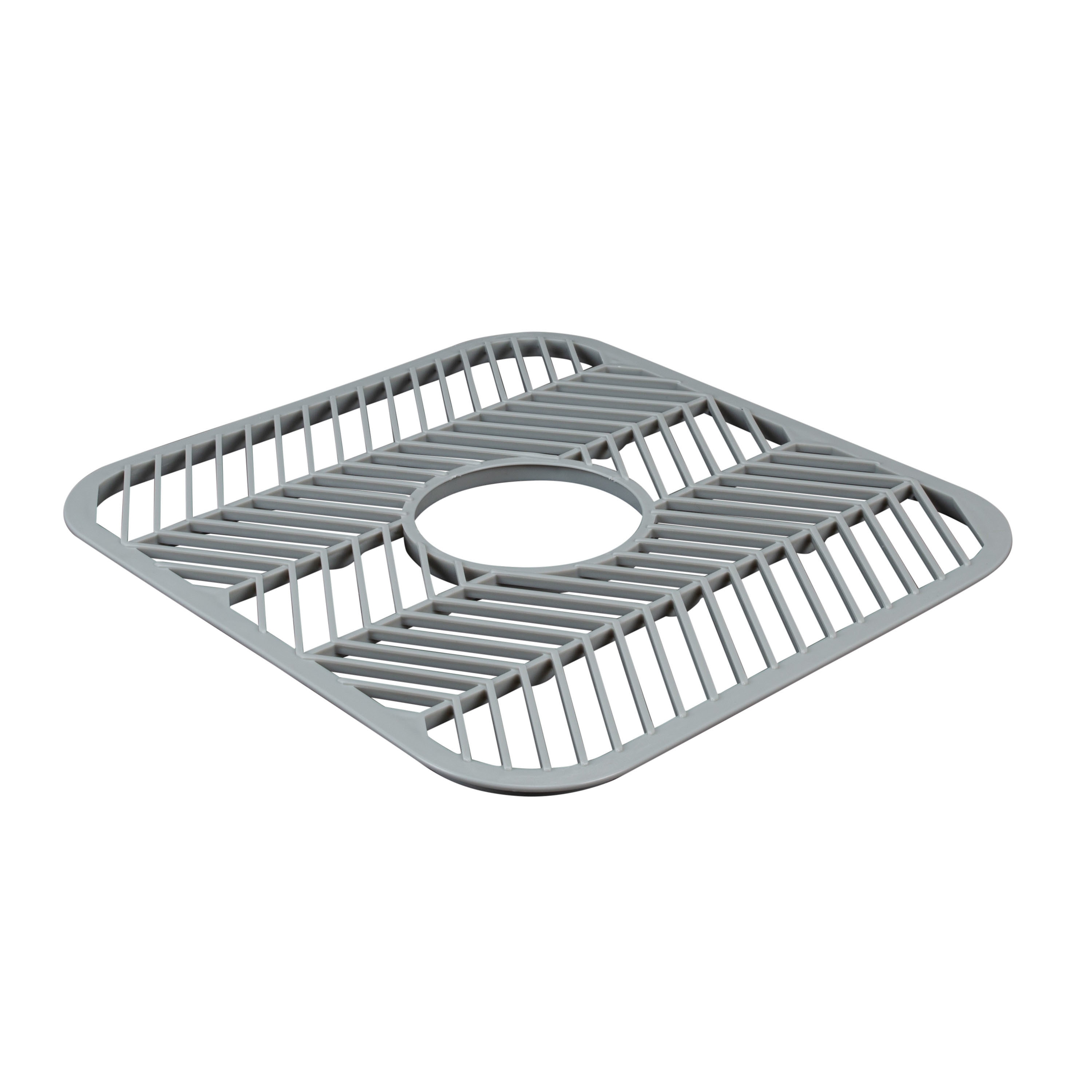 Kitchen Details 11.02-in x 12.01-in Center Drain Plastic Sink Mat in the  Sink Grids & Mats department at