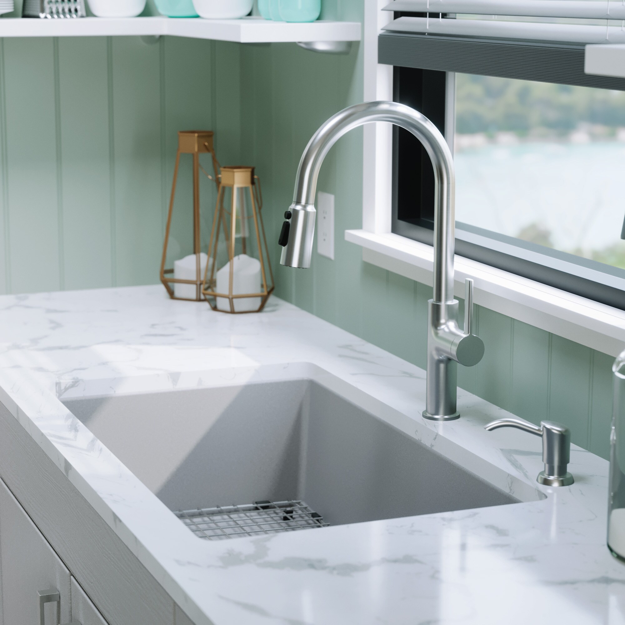 Karran QU-812-GR-PK1 Kitchen-Sinks - View #8